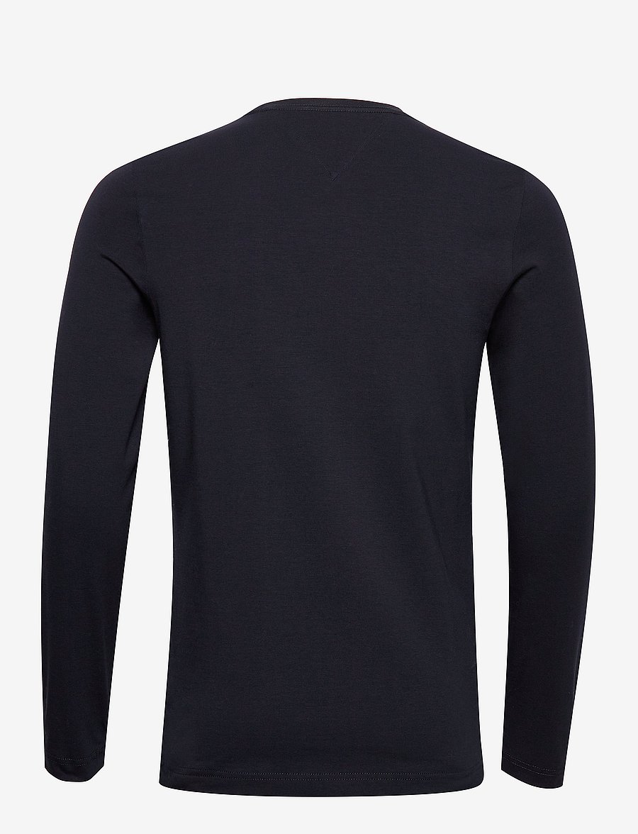 Tommy Hilfiger - STRETCH SLIM FIT LONG SLEEVE TEE - pikkade varrukatega t-särgid - navy blue - 2