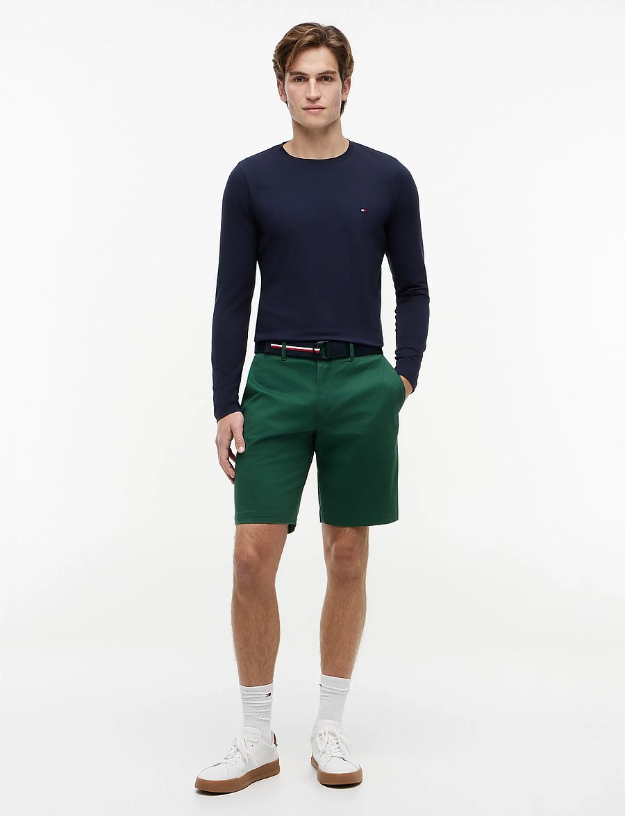Tommy Hilfiger - STRETCH SLIM FIT LONG SLEEVE TEE - pikkade varrukatega t-särgid - navy blue - 5