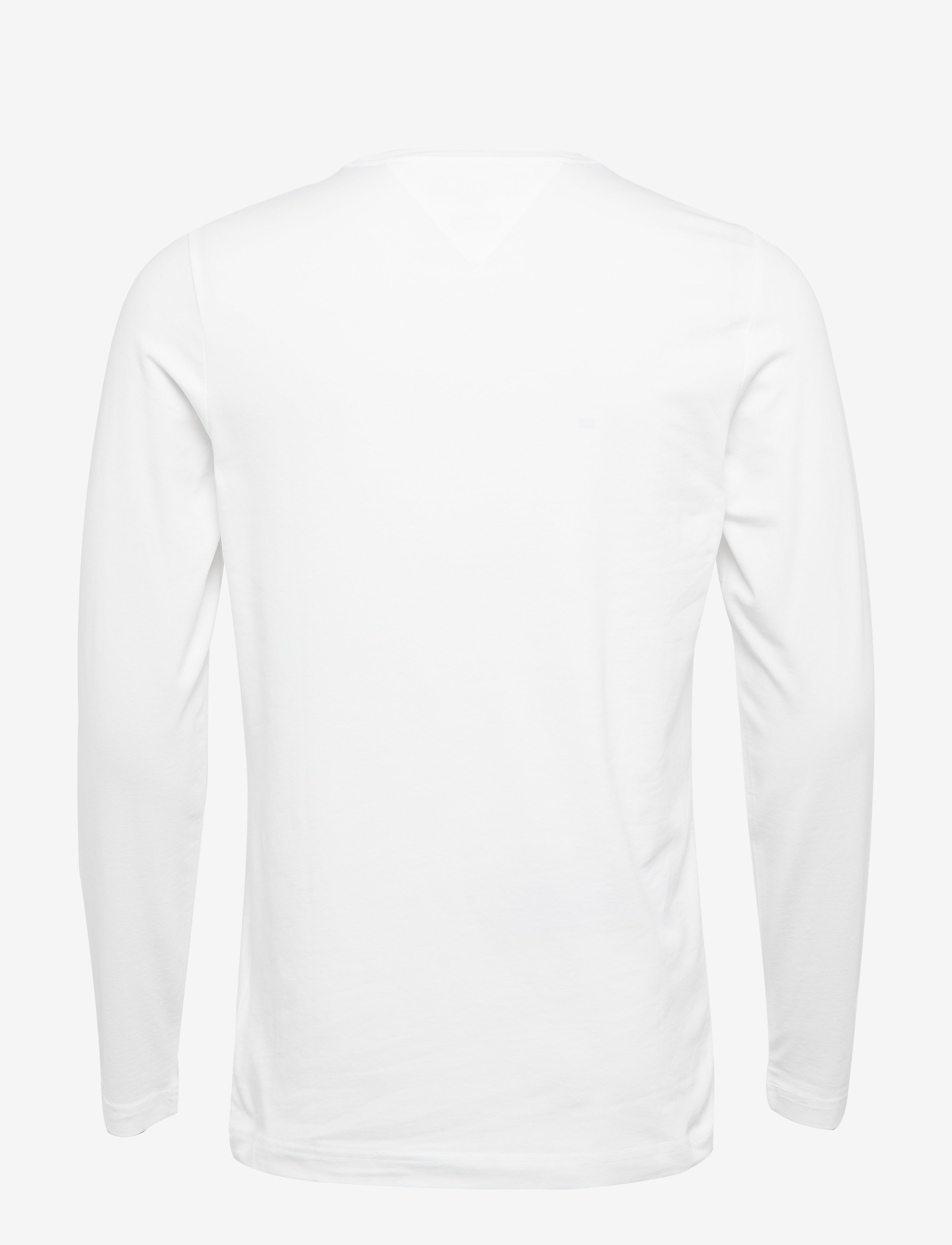 Tommy Hilfiger - STRETCH SLIM FIT LONG SLEEVE TEE - long-sleeved t-shirts - white - 3