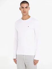 Tommy Hilfiger - STRETCH SLIM FIT LONG SLEEVE TEE - basic t-shirts - white - 3