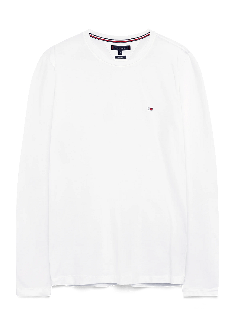 Tommy Hilfiger - STRETCH SLIM FIT LONG SLEEVE TEE - pikkade varrukatega t-särgid - white - 2