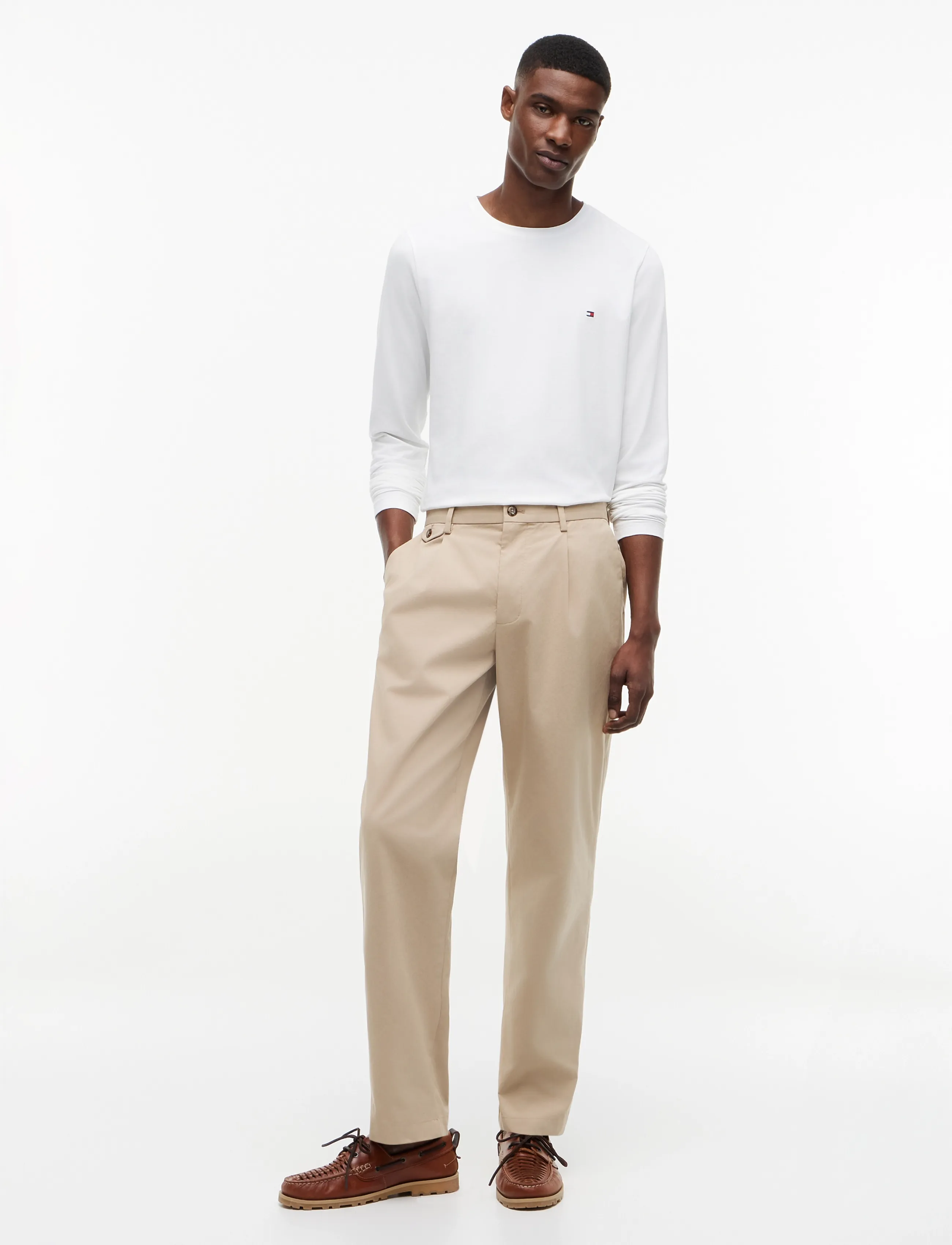 TOMMY HILFIGER Stretch Slim Fit Long Sleeve Tee långärmade t-shirts herr – bild 4