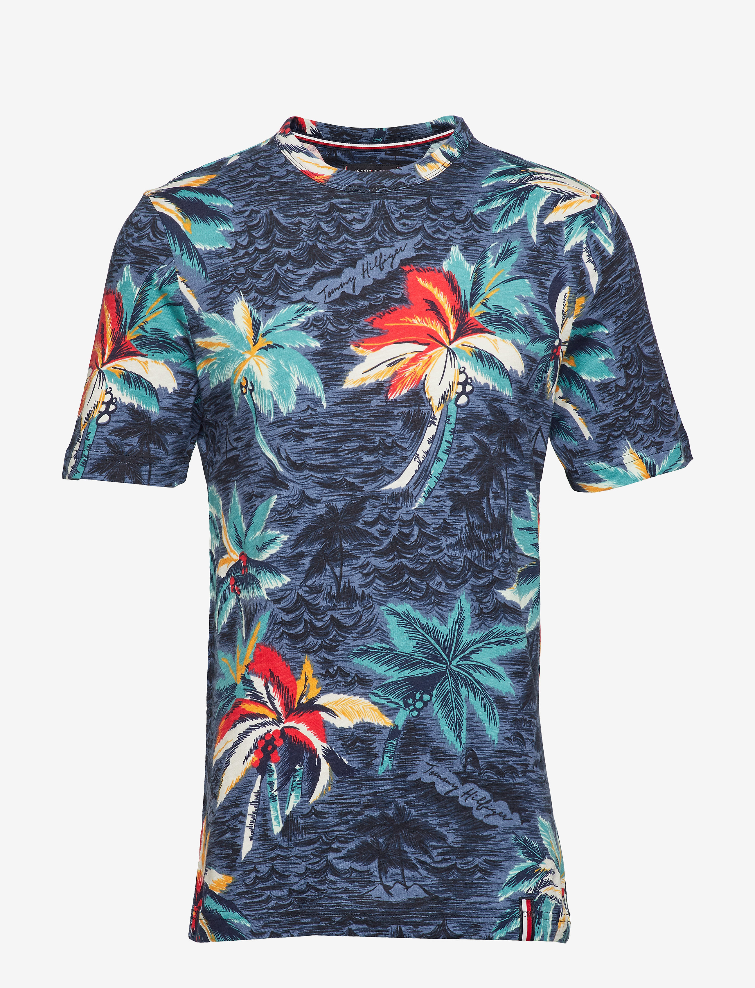 Tommy Hilfiger - PALM ALL OVER PRINT - vintage indigo - 0