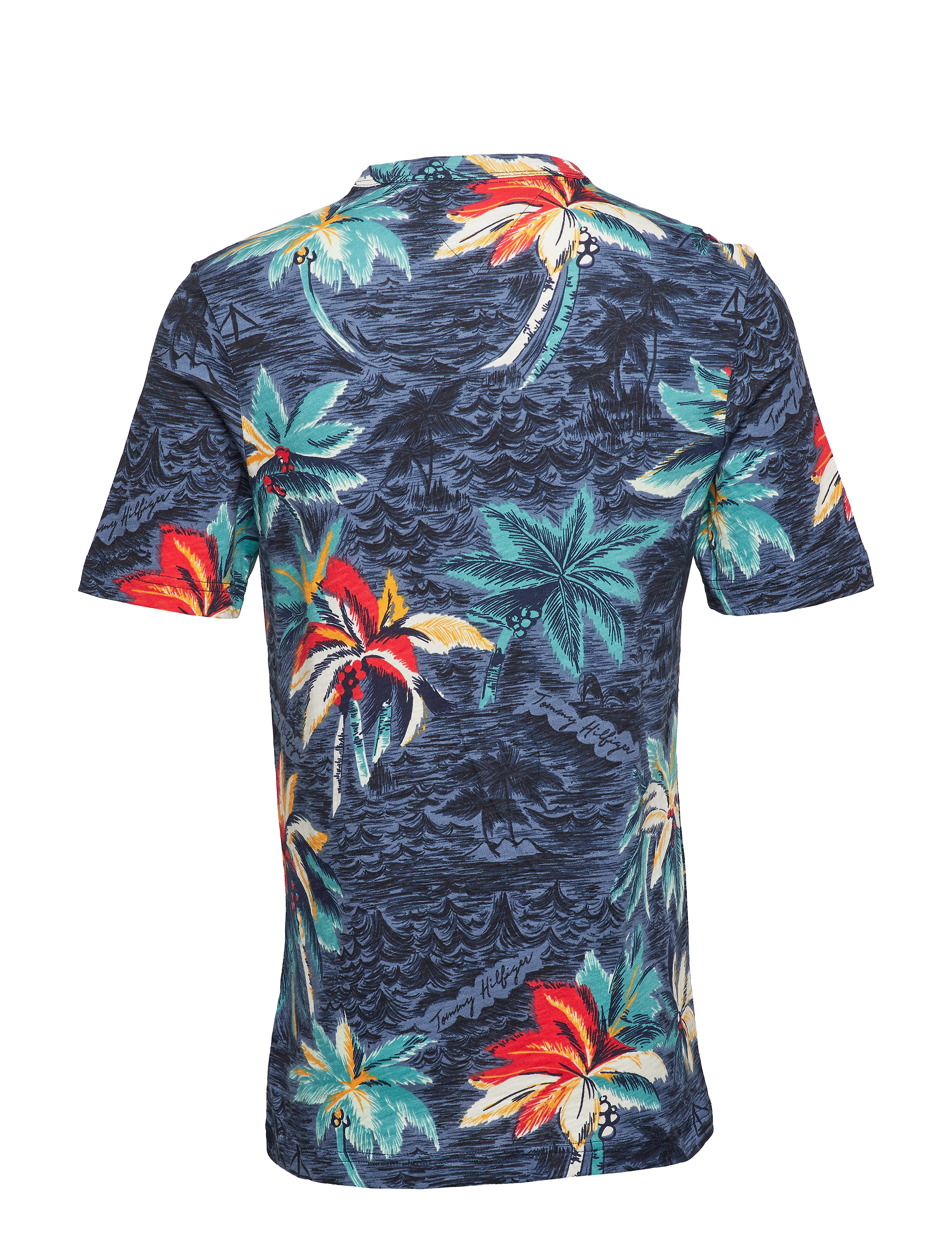 Tommy Hilfiger - PALM ALL OVER PRINT - vintage indigo - 1