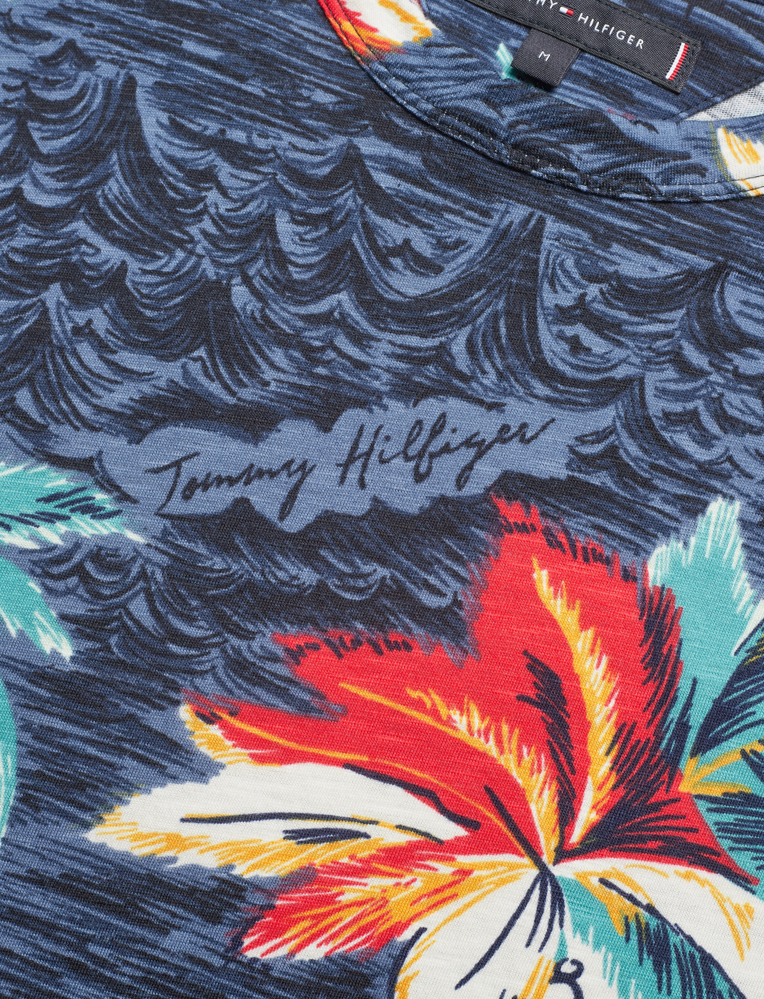 Tommy Hilfiger - PALM ALL OVER PRINT - vintage indigo - 2