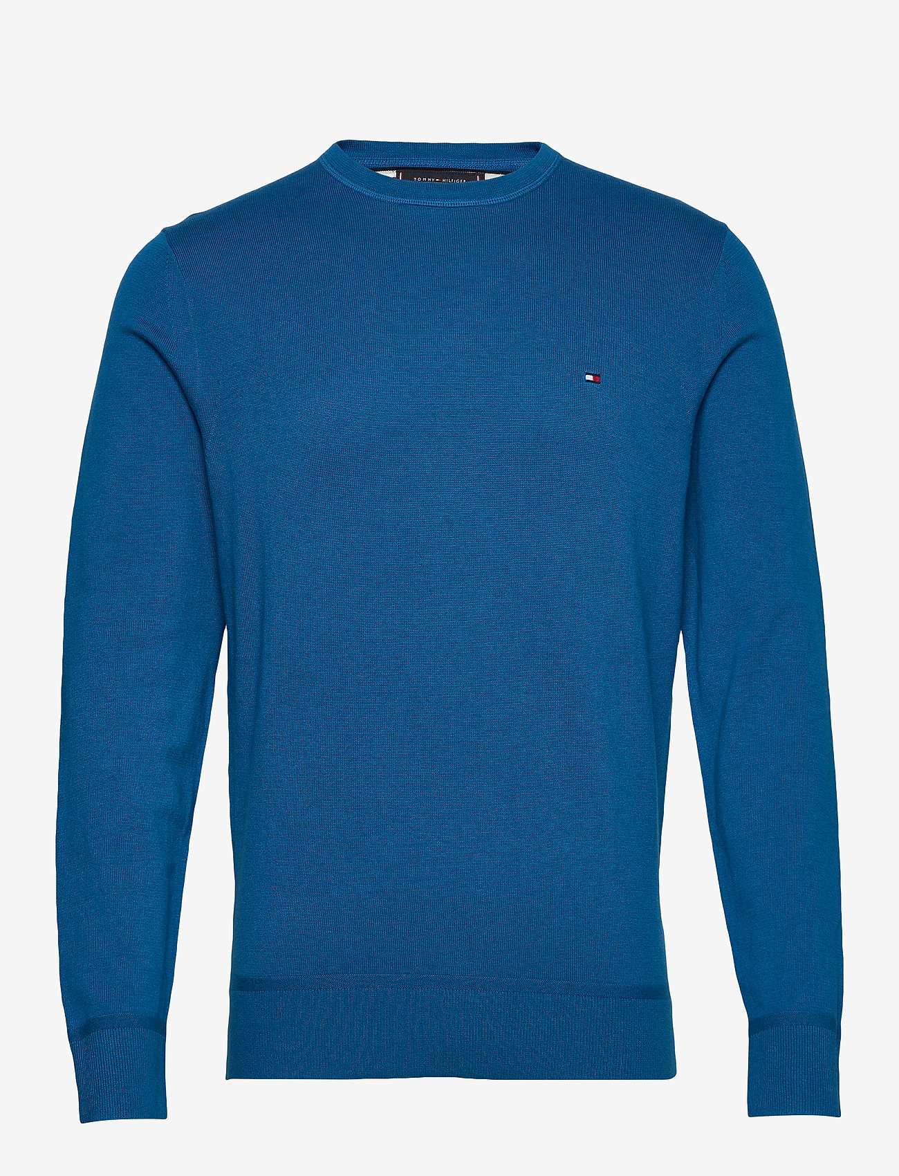 Tommy Hilfiger - ORGANIC COTTON SILK CREW NECK - regatta blue heather - 0