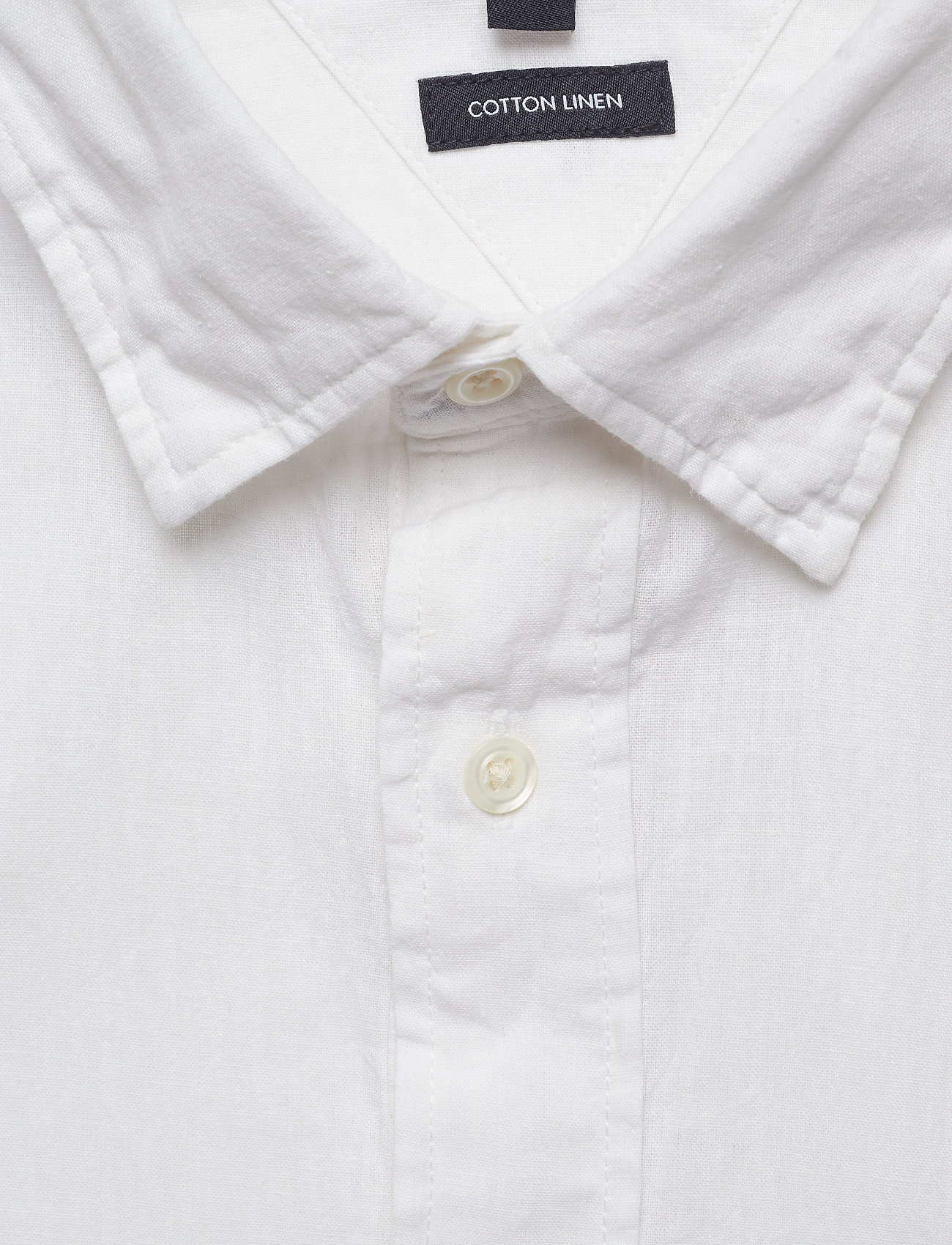 Tommy Hilfiger - COTTON LINEN SHIRT S - bright white - 2