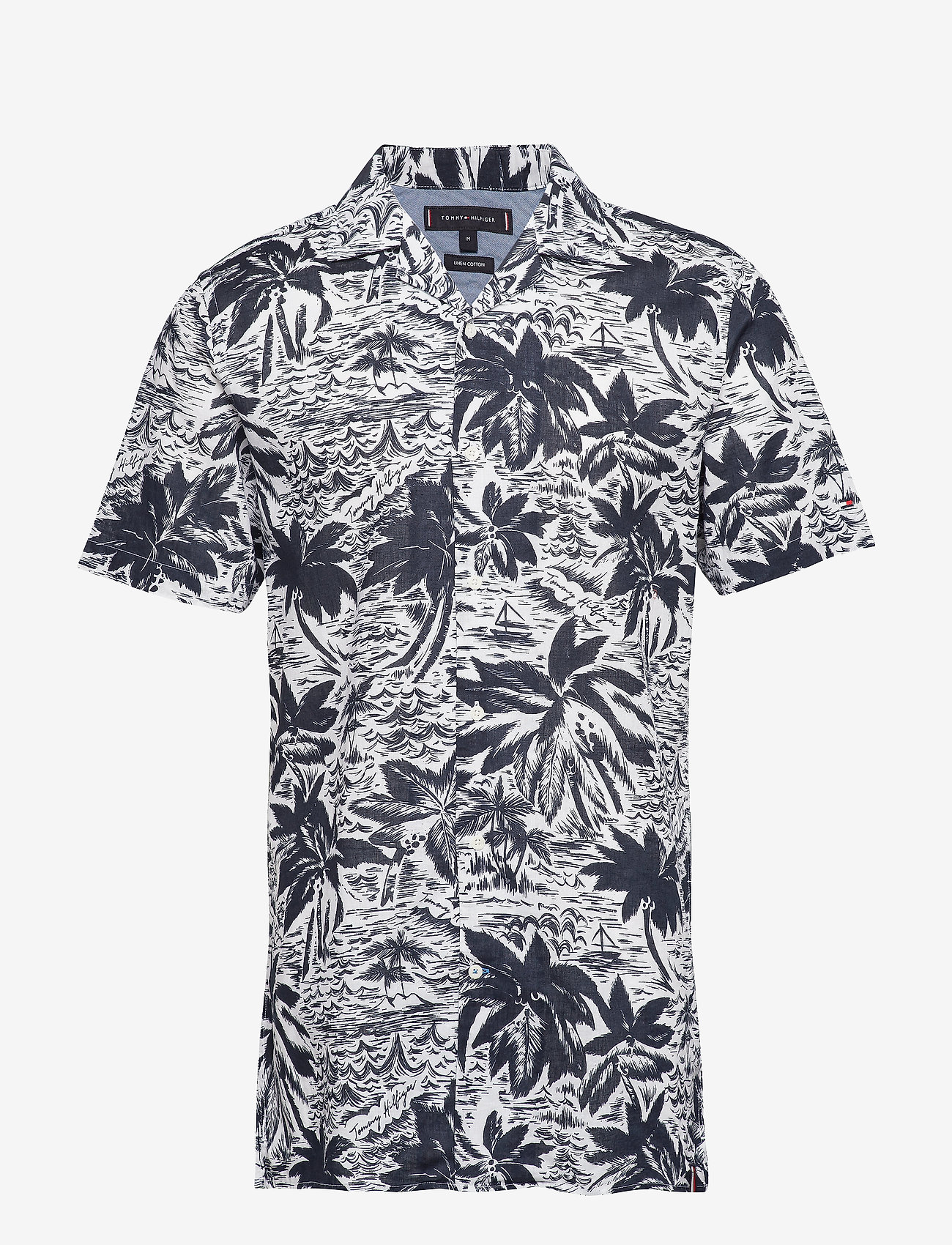 Tommy Hilfiger - HAWAIIAN PRINT SHIRT - eventide / bright white / mult - 0