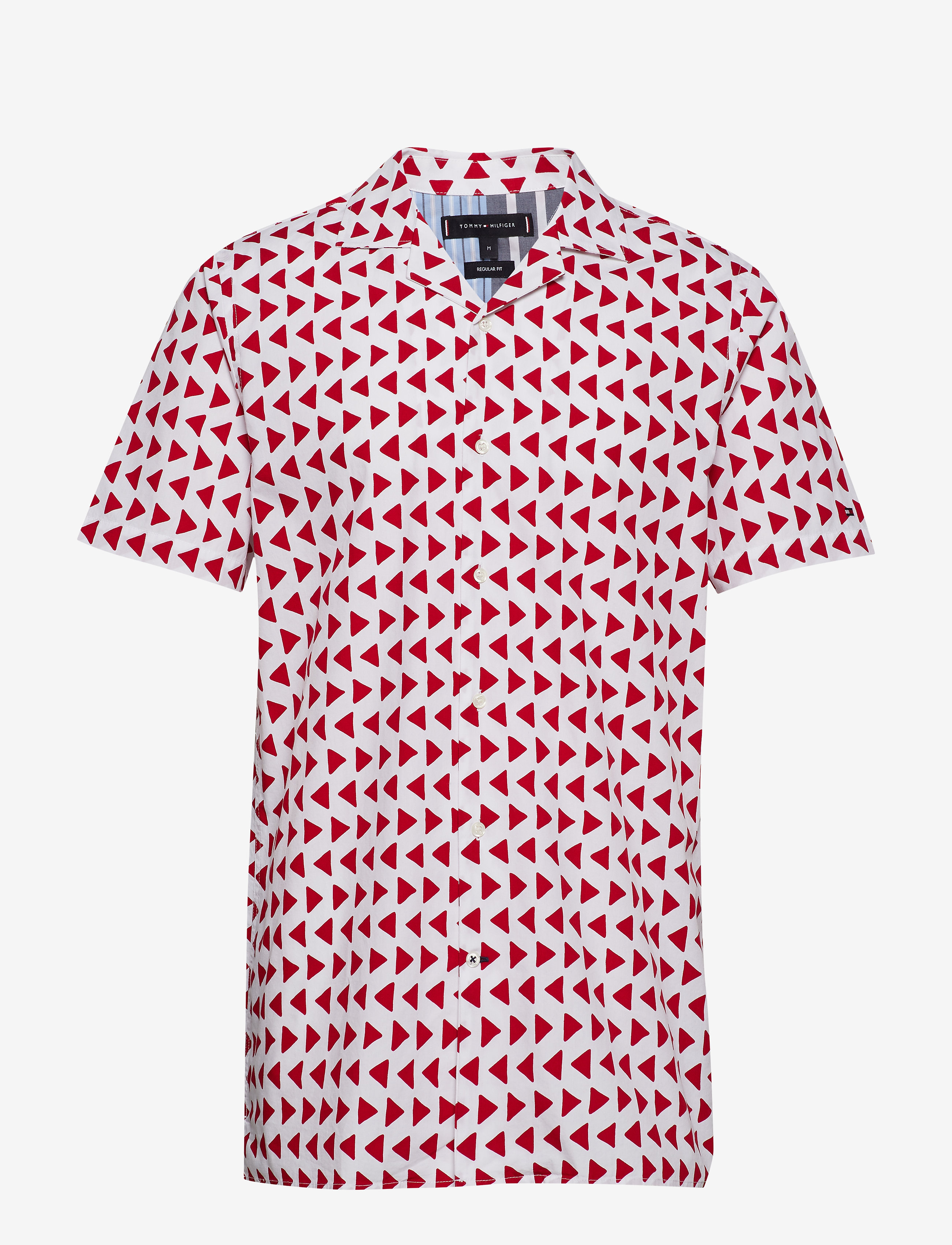 Tommy Hilfiger - BOLD GEO PRINT SHIRT - bright white / haute red - 0