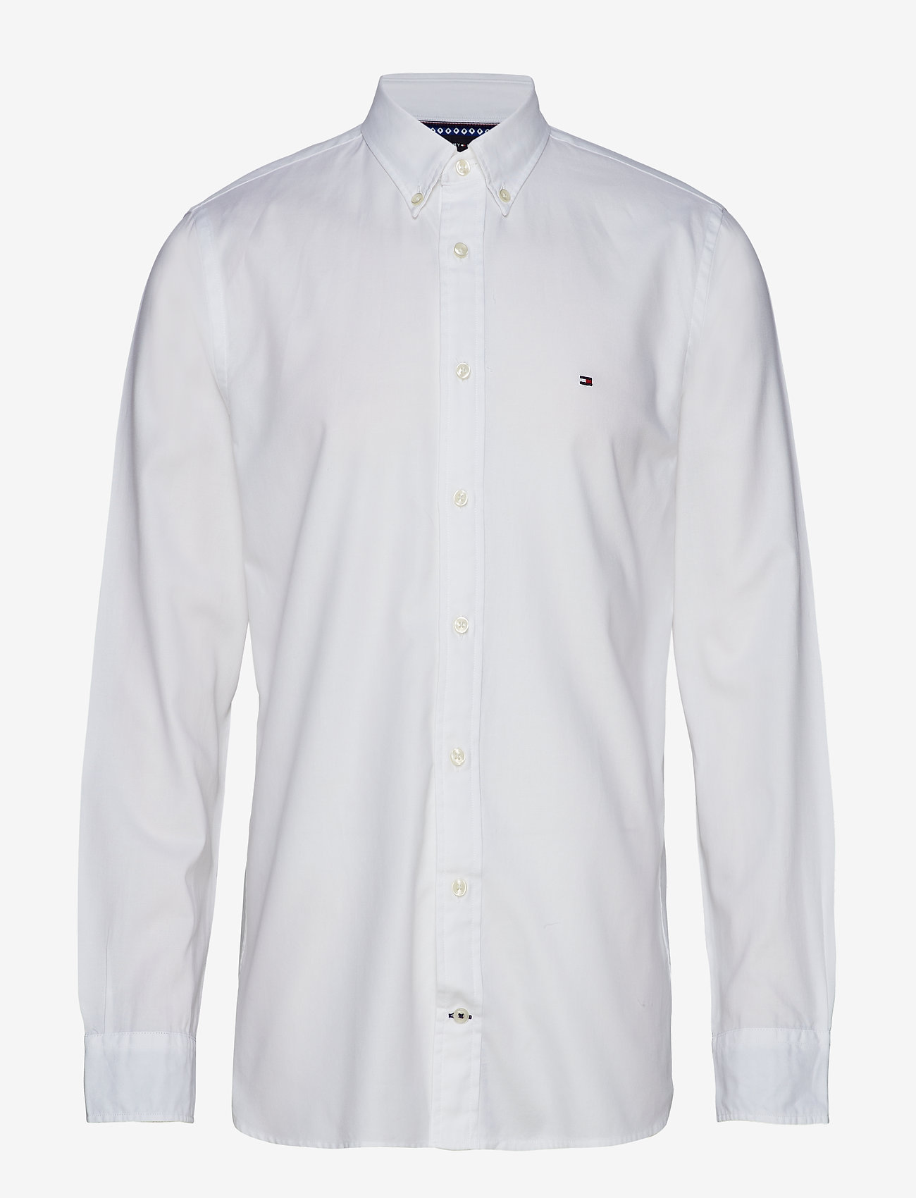 Tommy Hilfiger - TWO TONE OXFORD SHIR - bright white - 0