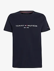 Tommy Hilfiger - CORE TOMMY LOGO TEE - lyhythihaiset - sky captain - 1