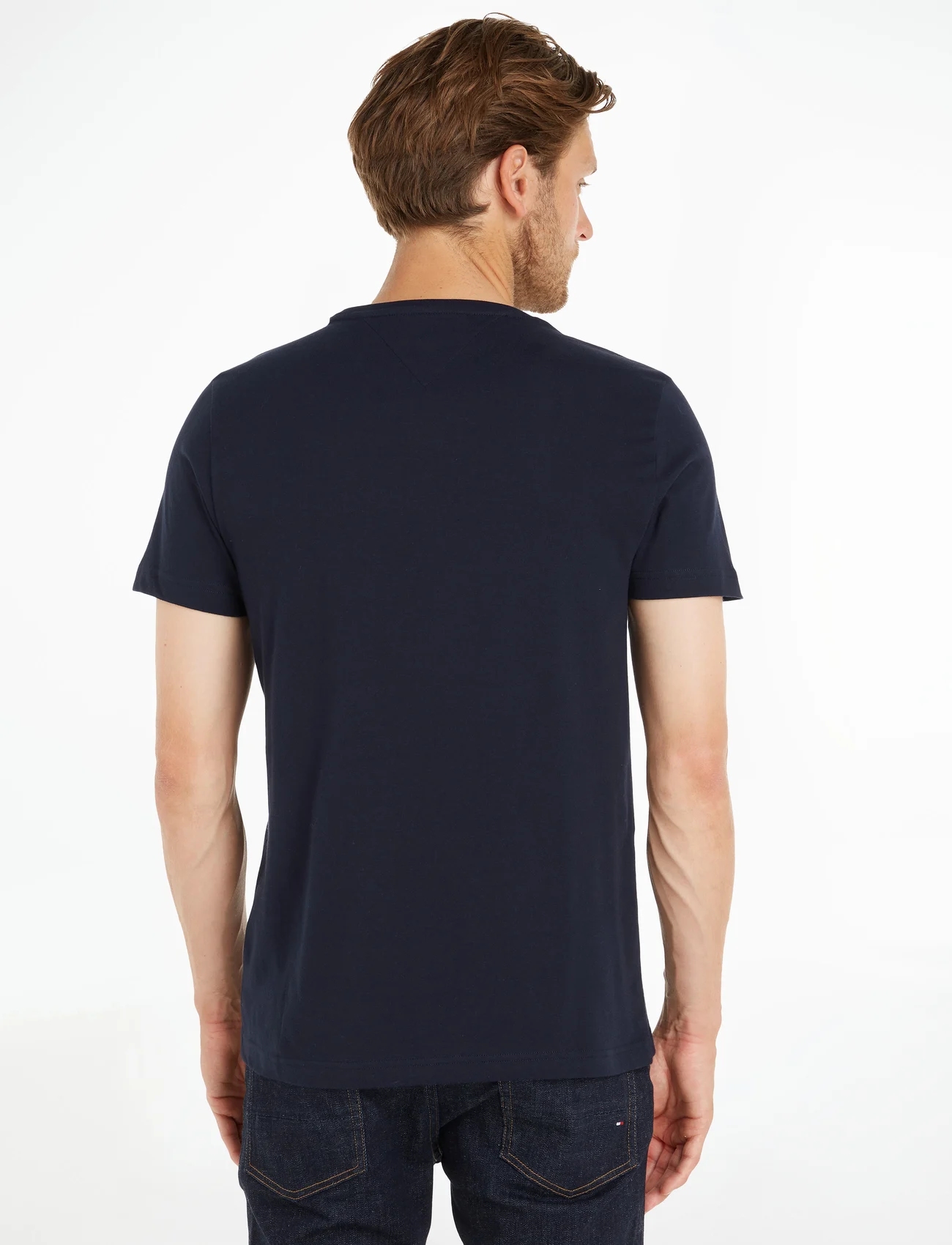 Tommy Hilfiger - CORE TOMMY LOGO TEE - lyhythihaiset - sky captain - 3
