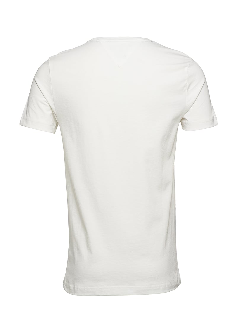 Tommy Hilfiger - CORE TOMMY LOGO TEE - kortärmade t-shirts - snow white - 2
