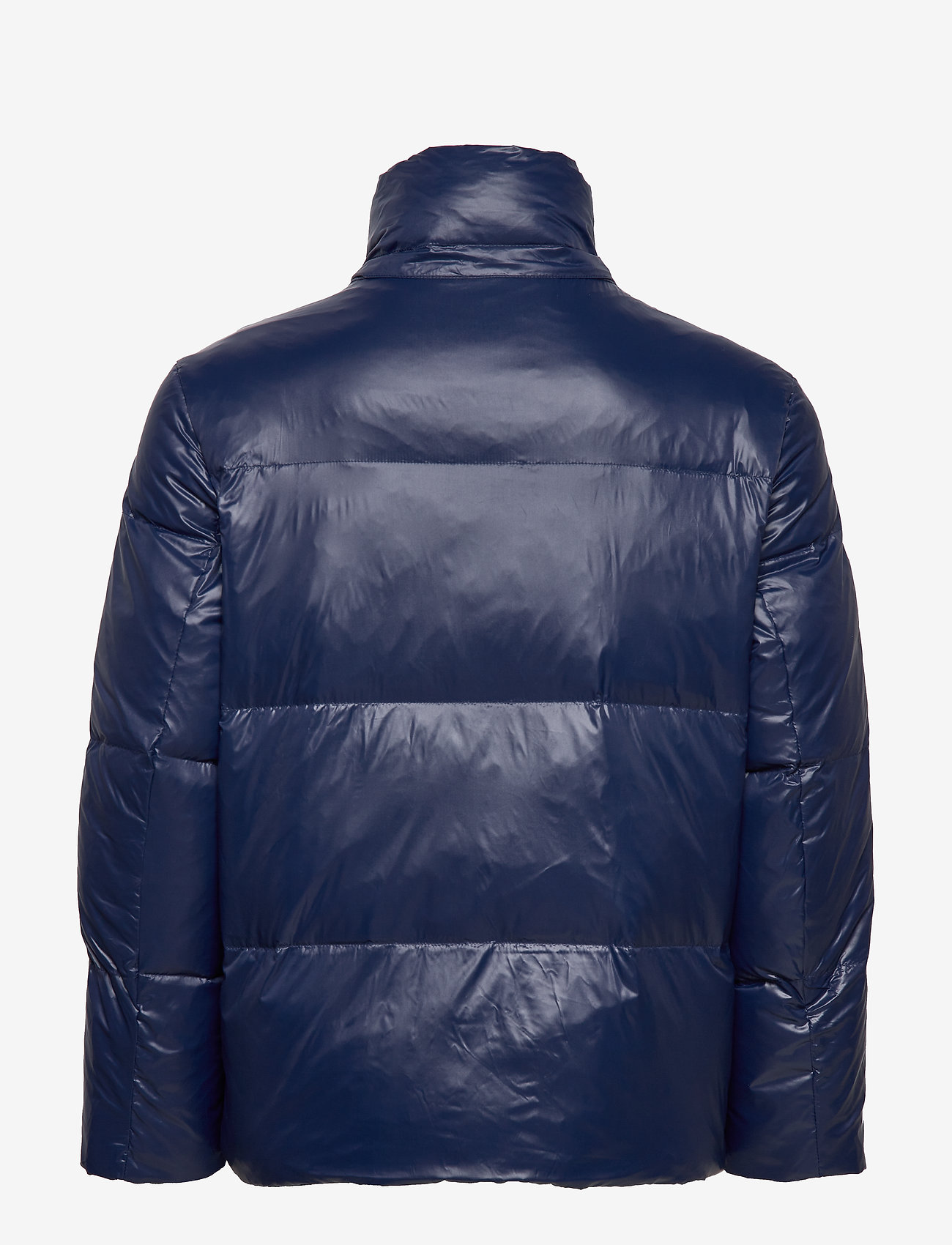 Tommy Hilfiger - SHINY HOODED BOMBER - maritime blue - 4