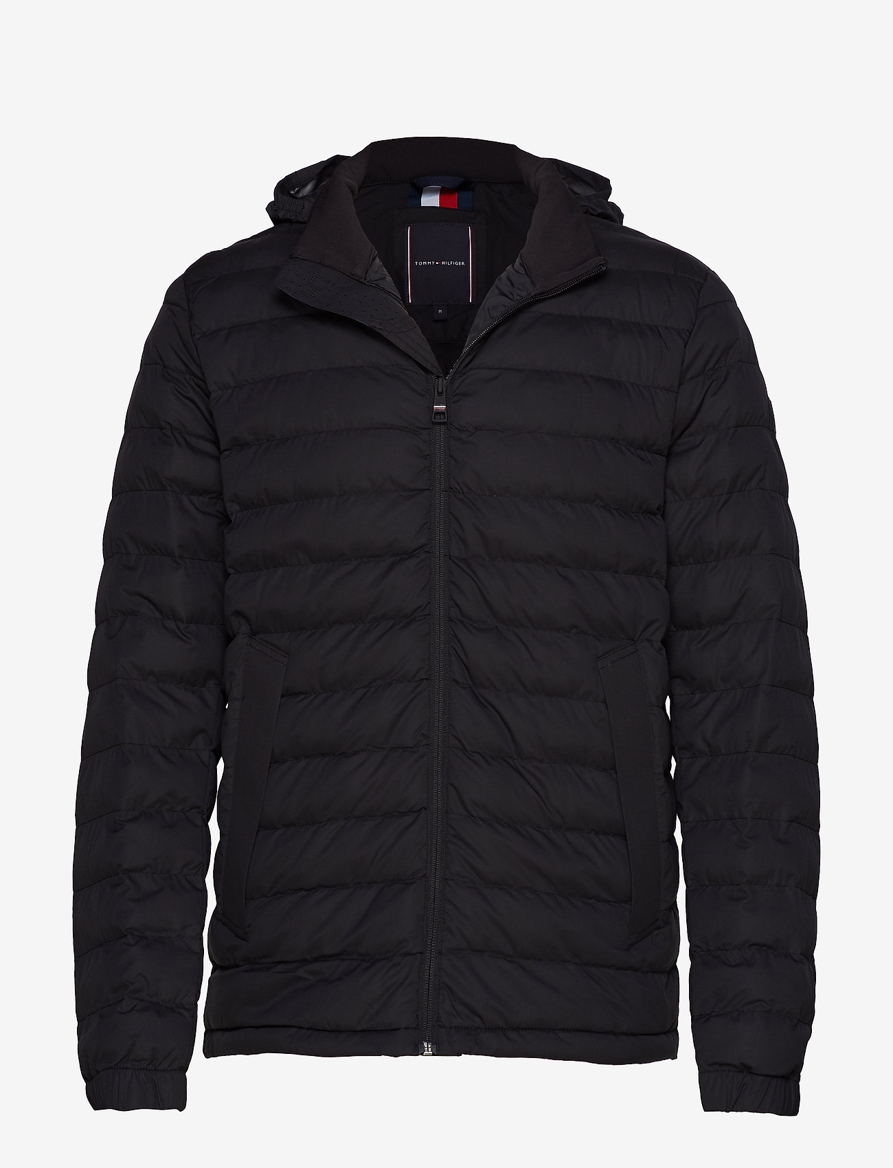 Tommy Hilfiger - STRETCH QUILTED JACK - jet black - 0