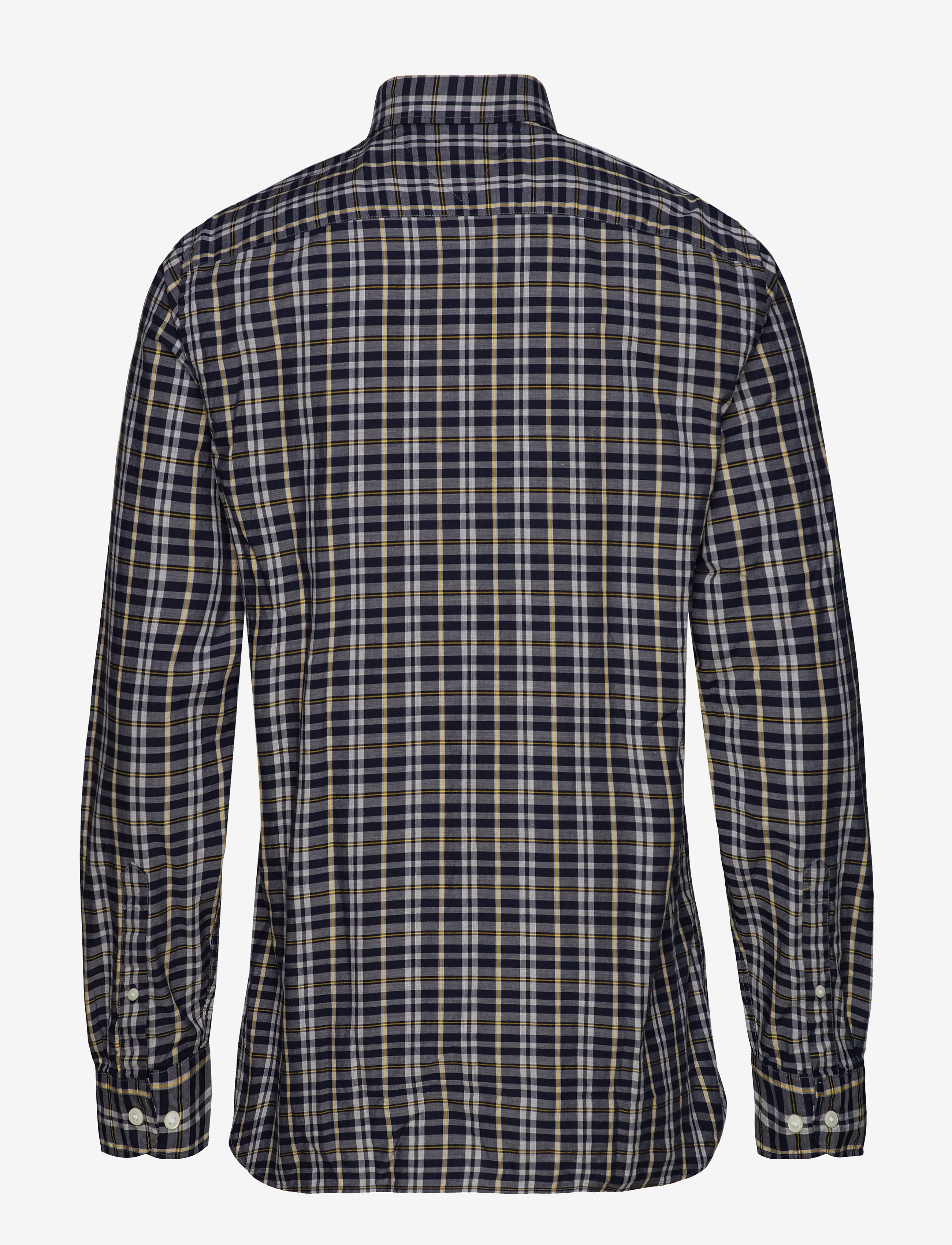 Tommy Hilfiger - HEATHER MULTI WINDOWPANE SHIRT - navy blazer / spectra yellow / - 1