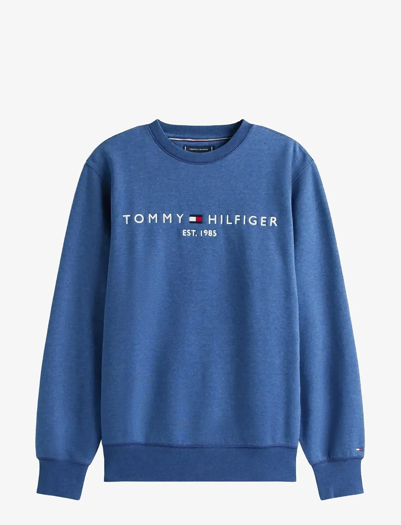 Tommy Hilfiger - TOMMY LOGO SWEATSHIRT - shoppa efter tillfälle - aegean sea heather - 1