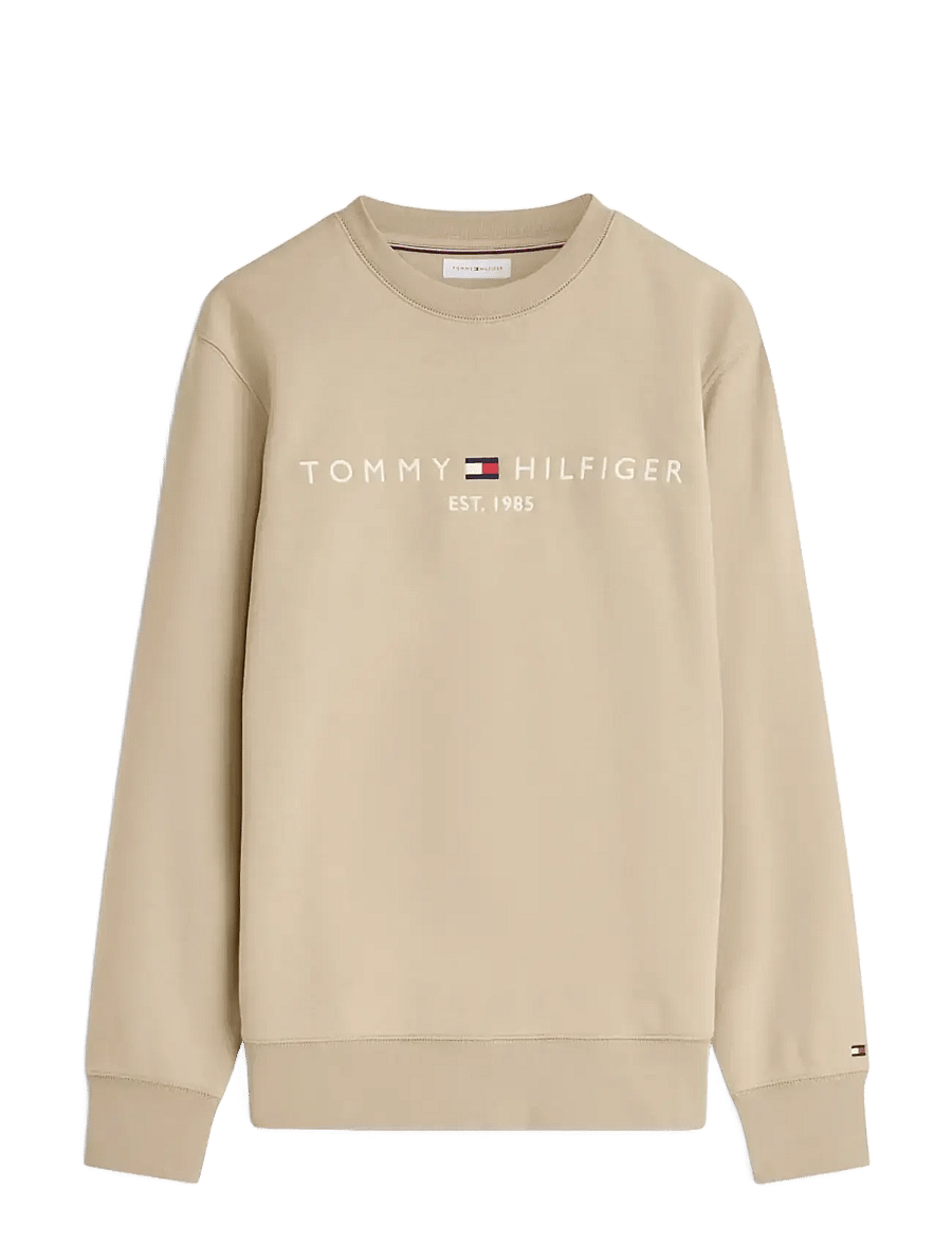 Tommy Hilfiger - TOMMY LOGO SWEATSHIRT - dressipluusid - batique khaki - 1