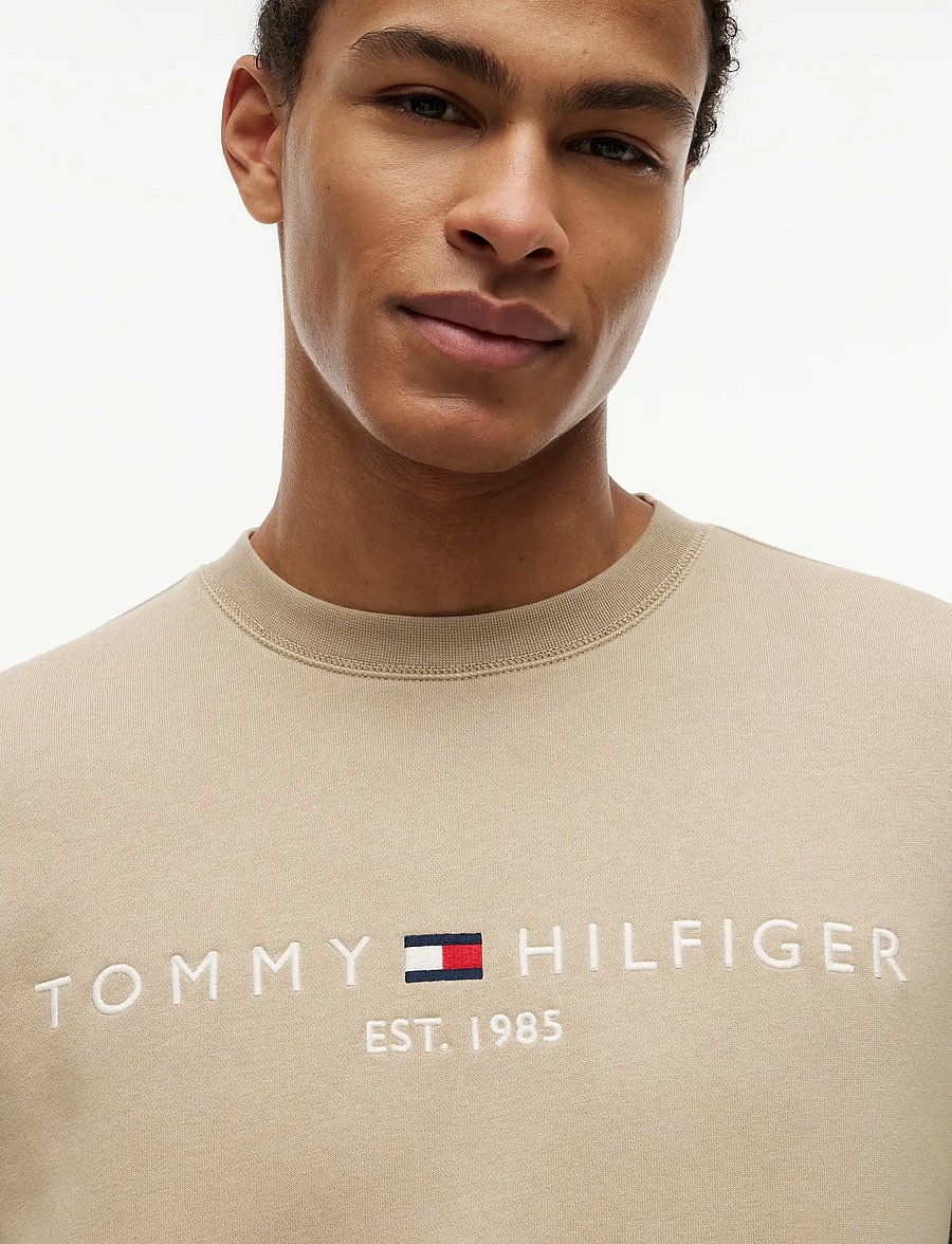 Tommy Hilfiger - TOMMY LOGO SWEATSHIRT - dressipluusid - batique khaki - 3