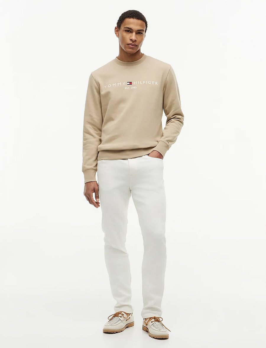 Tommy Hilfiger - TOMMY LOGO SWEATSHIRT - dressipluusid - batique khaki - 4
