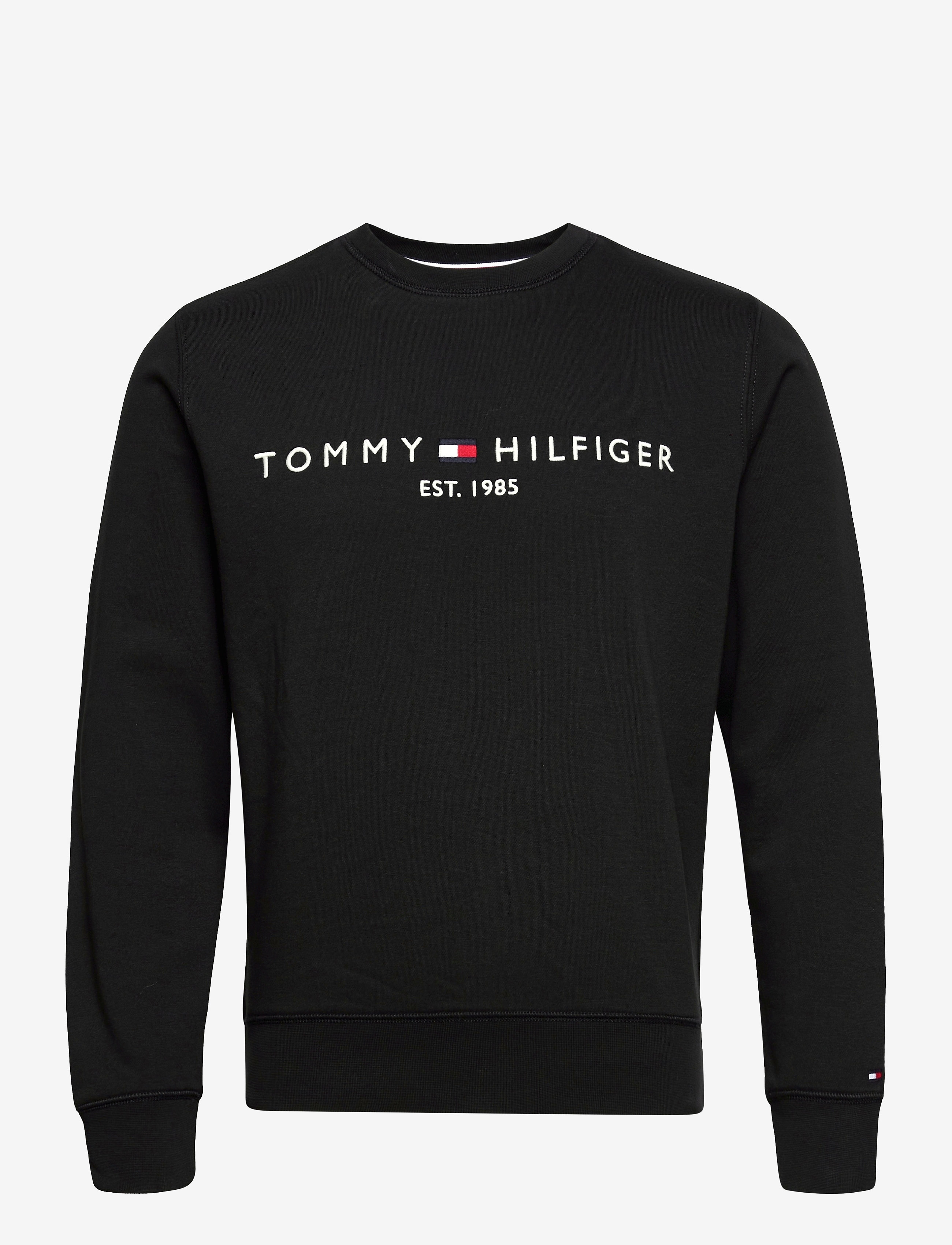 TOMMY HILFIGER Tommy Logo Sweatshirt Schwarz - L - Herren