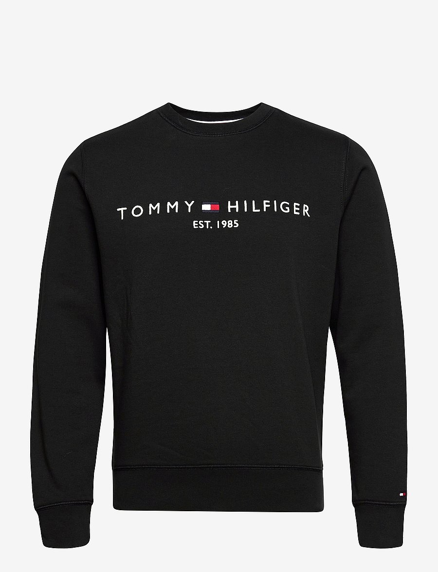 Tommy Hilfiger - TOMMY LOGO SWEATSHIRT - dressipluusid - black - 1