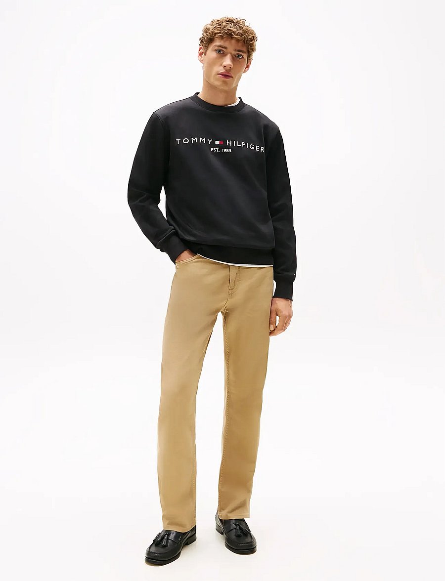 Tommy Hilfiger - TOMMY LOGO SWEATSHIRT - dressipluusid - black - 3