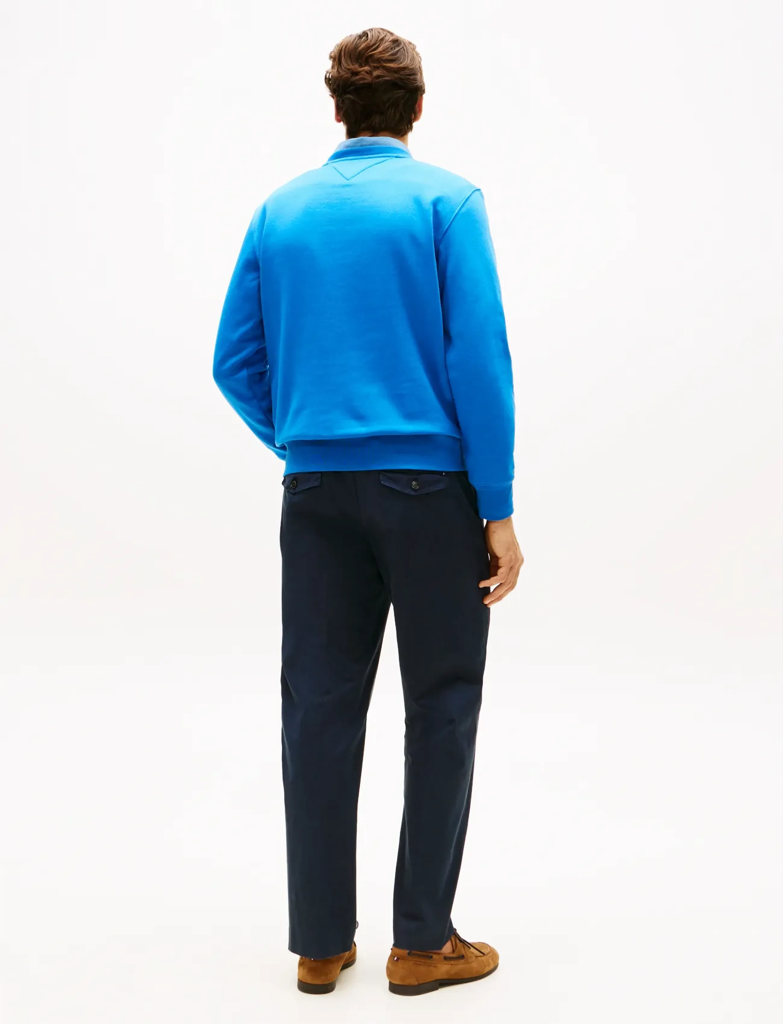 Tommy Hilfiger - TOMMY LOGO SWEATSHIRT - vacation essentials - blue orbit - 2