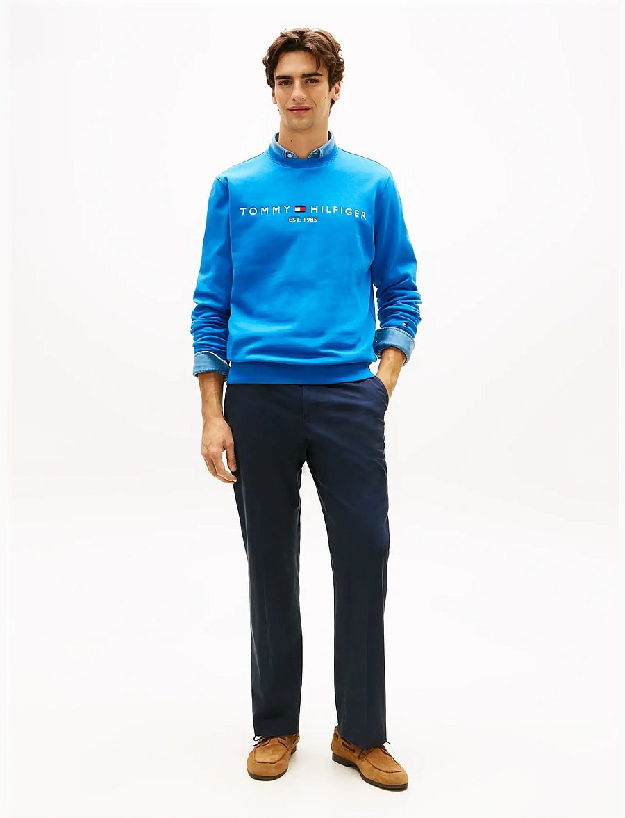 Tommy Hilfiger - TOMMY LOGO SWEATSHIRT - sweatshirts - blue orbit - 3
