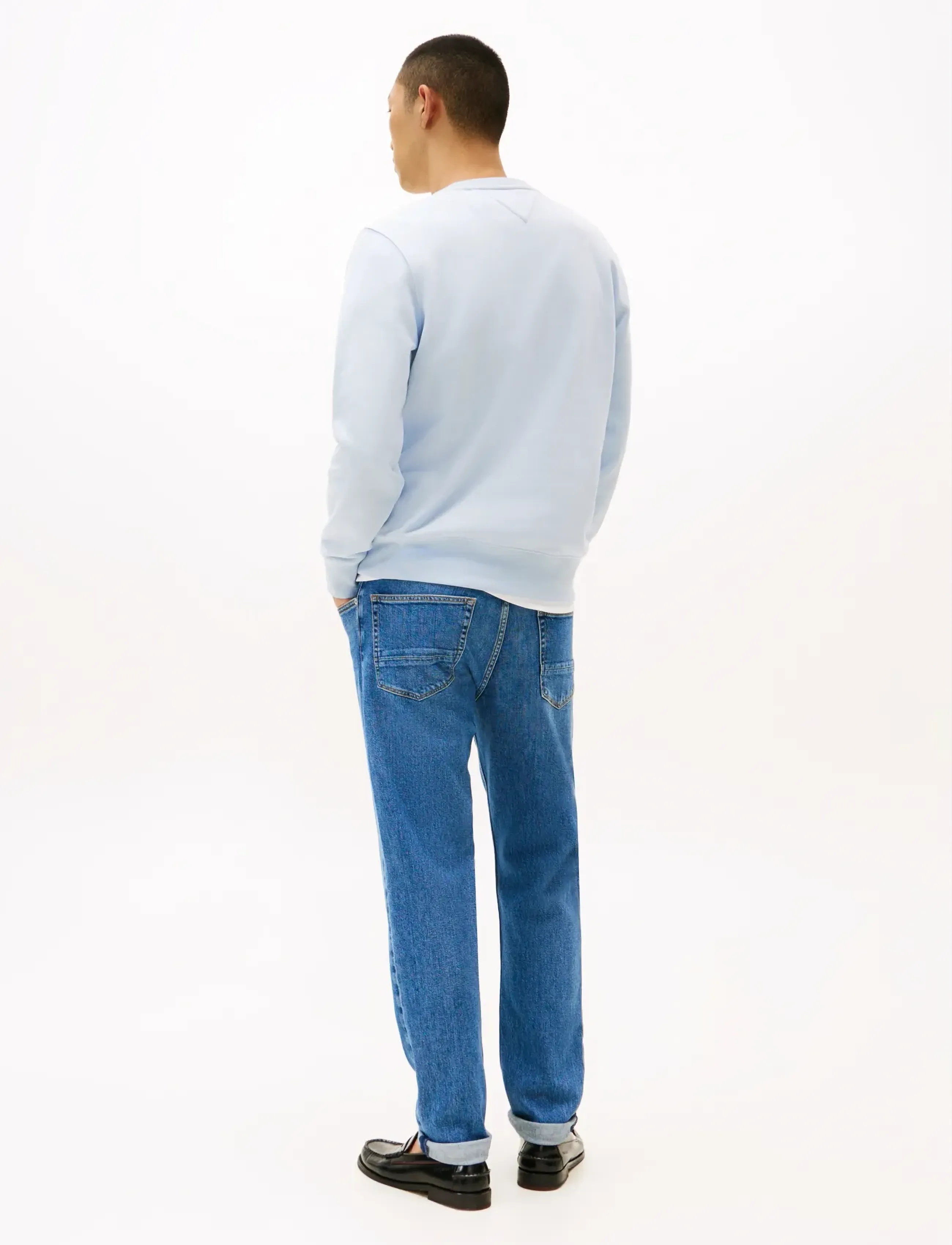 Tommy Hilfiger - TOMMY LOGO SWEATSHIRT - puhkuse põhitooted - breezy blue - 3