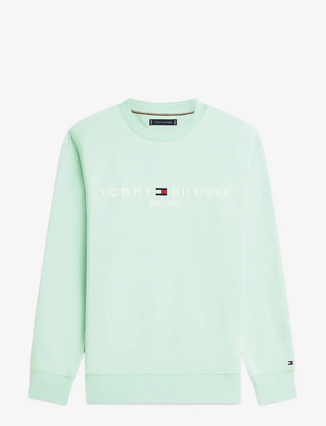 Tommy Hilfiger - TOMMY LOGO SWEATSHIRT - feriefavoritter - crushed mint - 1