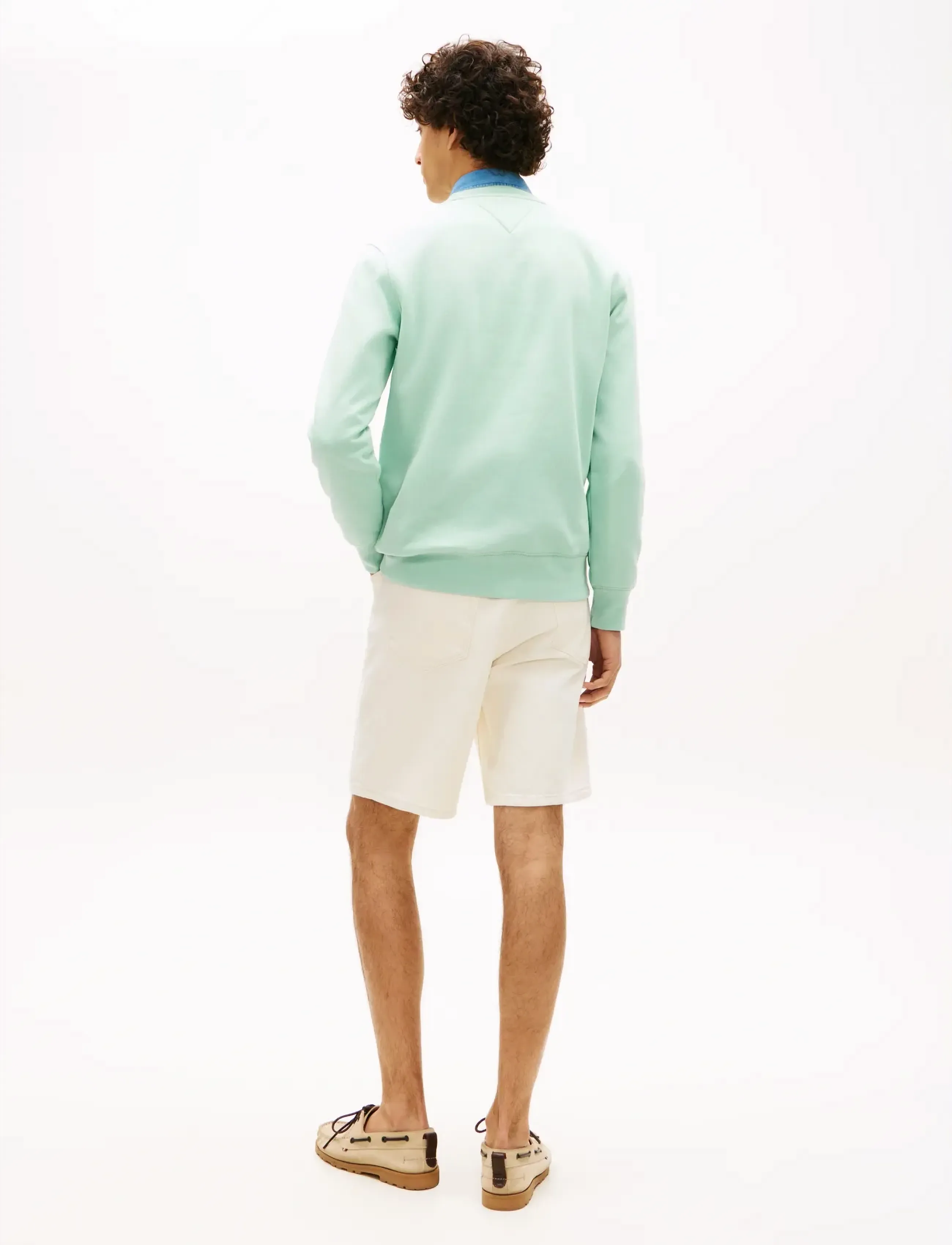 Tommy Hilfiger - TOMMY LOGO SWEATSHIRT - vacation essentials - crushed mint - 2