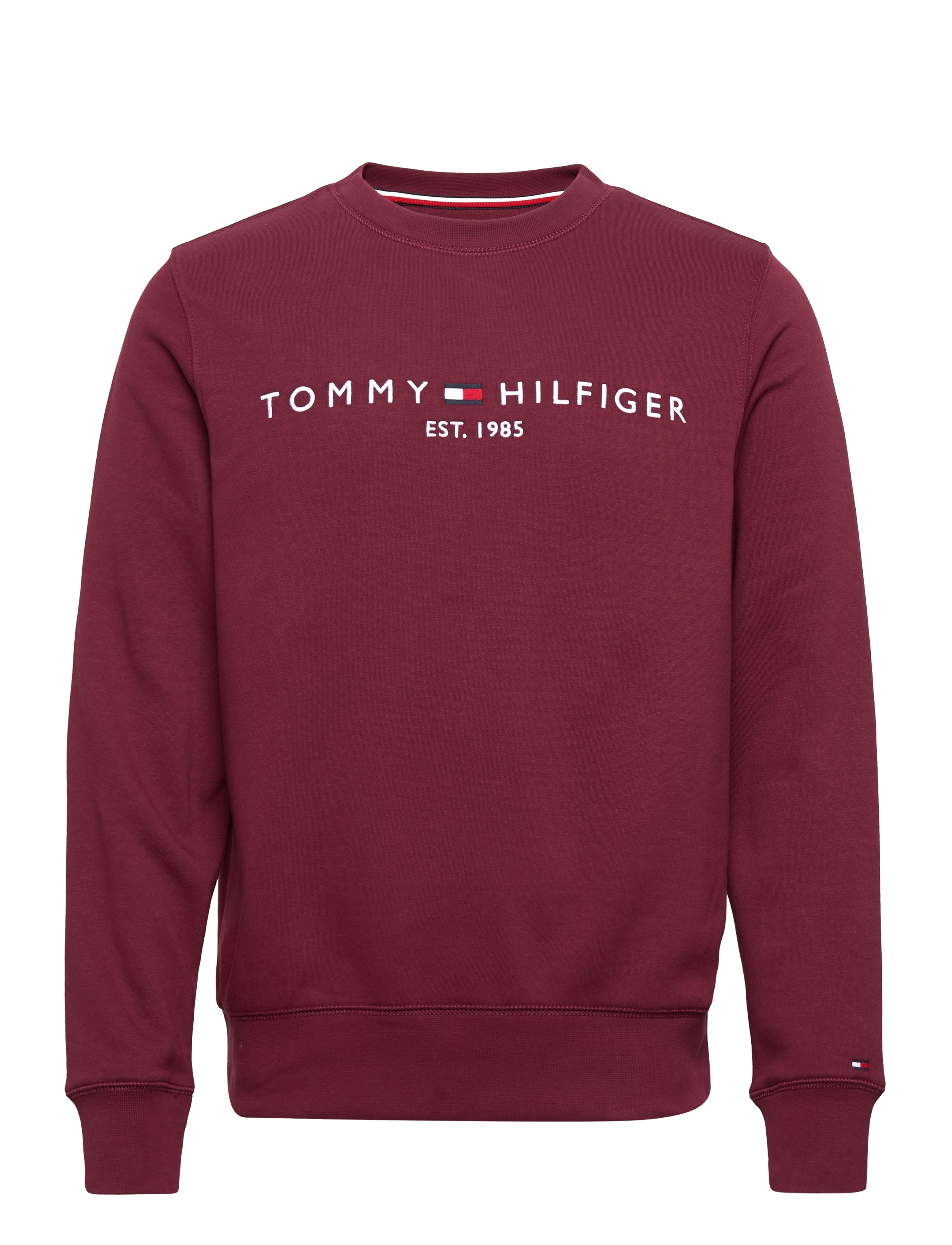TOMMY LOGO SWEATSHIRT - DEEP ROUGE
