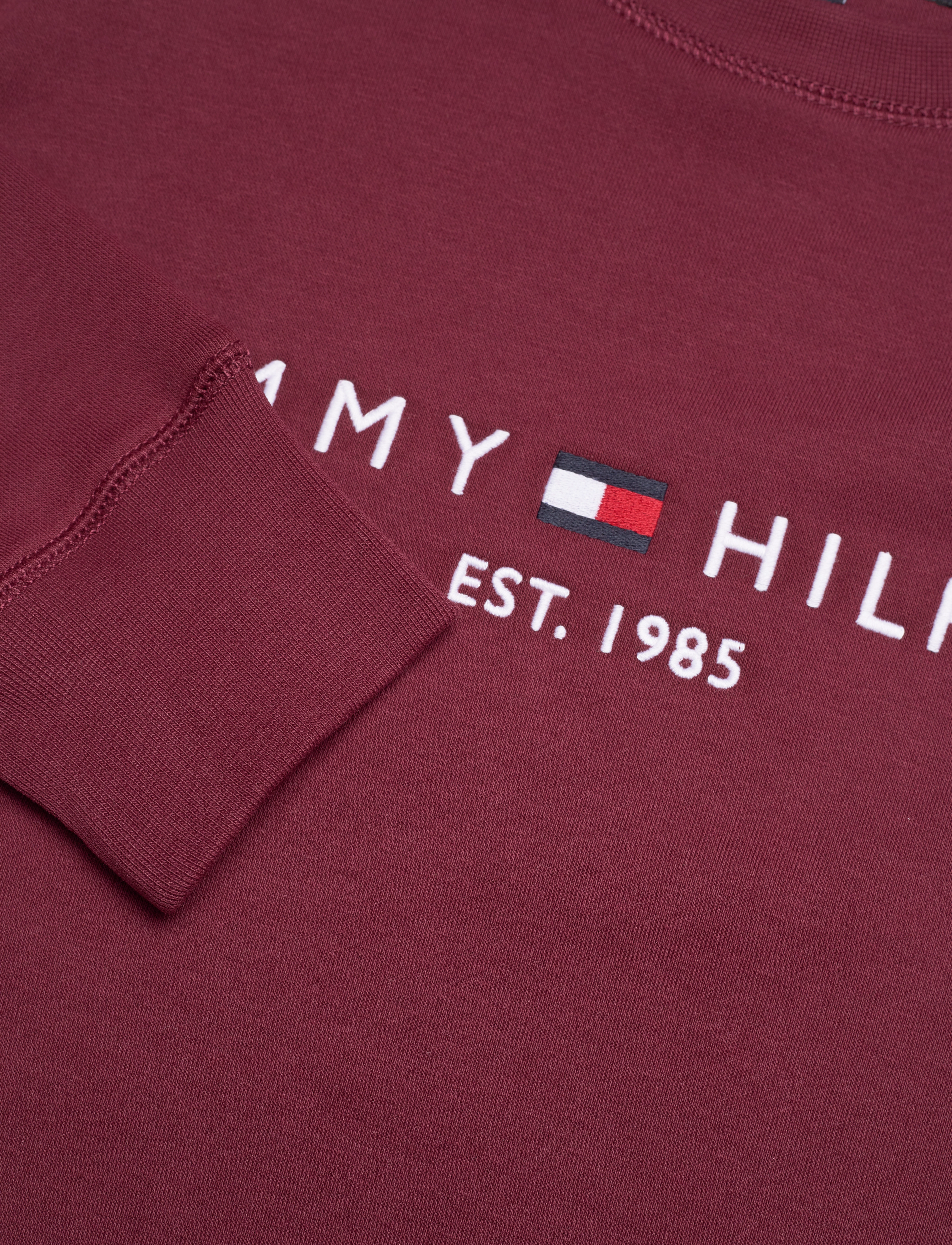 Tommy Hilfiger - TOMMY LOGO SWEATSHIRT - sweatshirts - deep rouge - 3