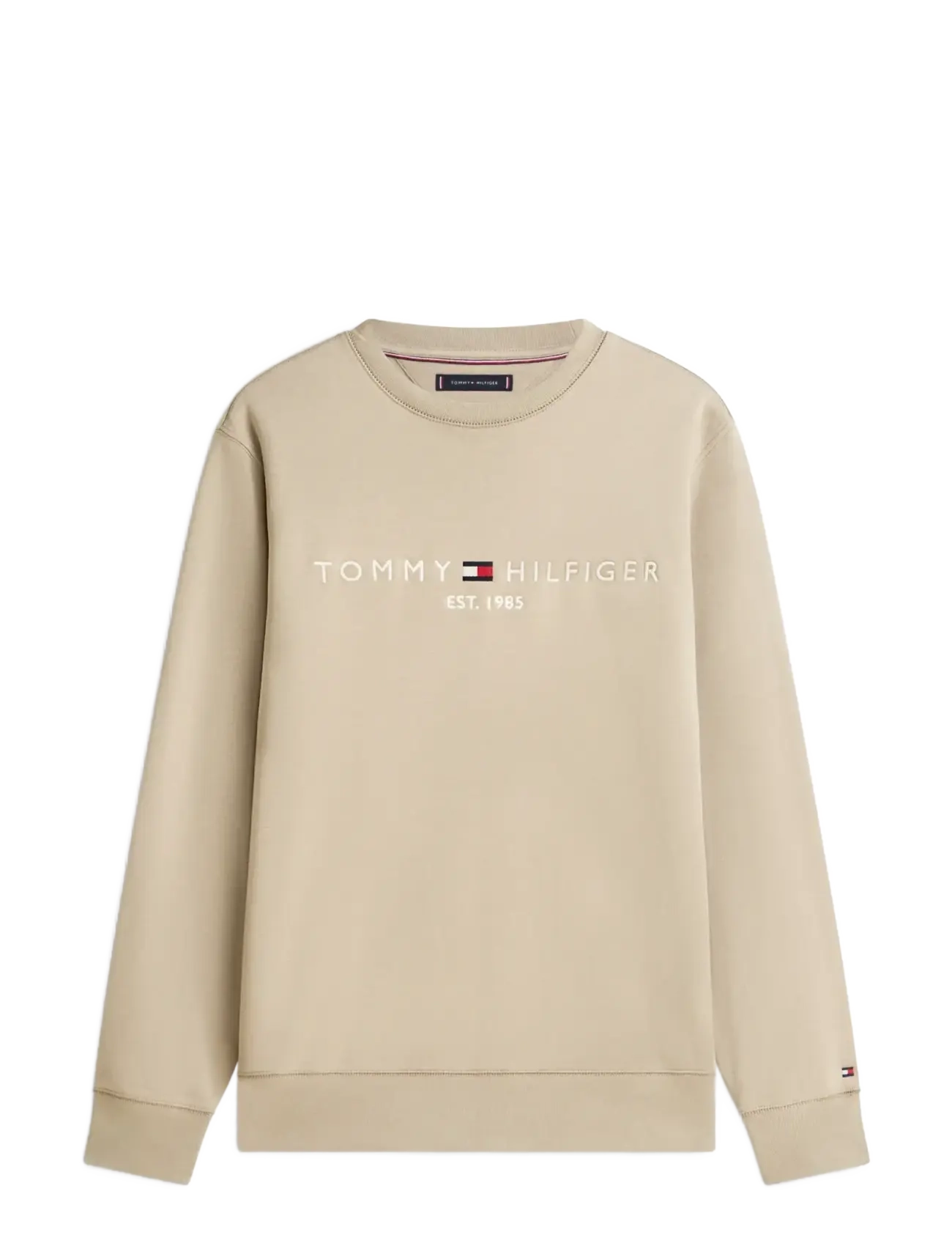 TOMMY HILFIGER Tommy Logo Sweatshirt Beige - XL - Herren