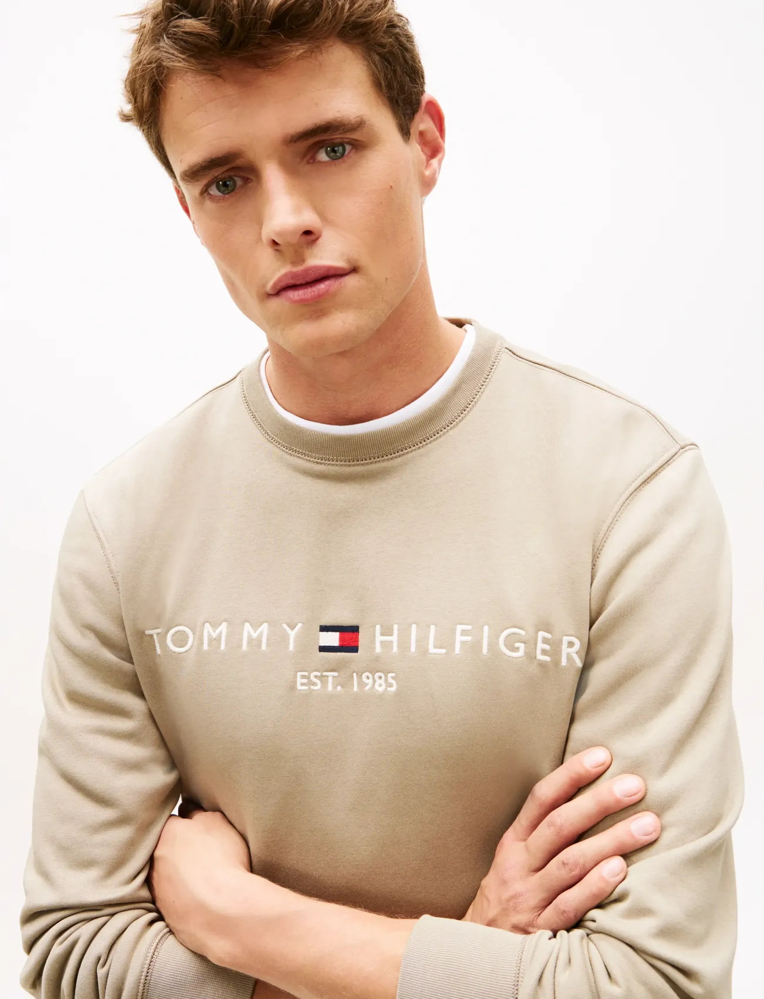 Tommy Hilfiger - TOMMY LOGO SWEATSHIRT - vacation essentials - keystone - 4