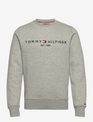 Tommy Hilfiger - TOMMY LOGO SWEATSHIRT - dressipluusid - light grey heather - 0