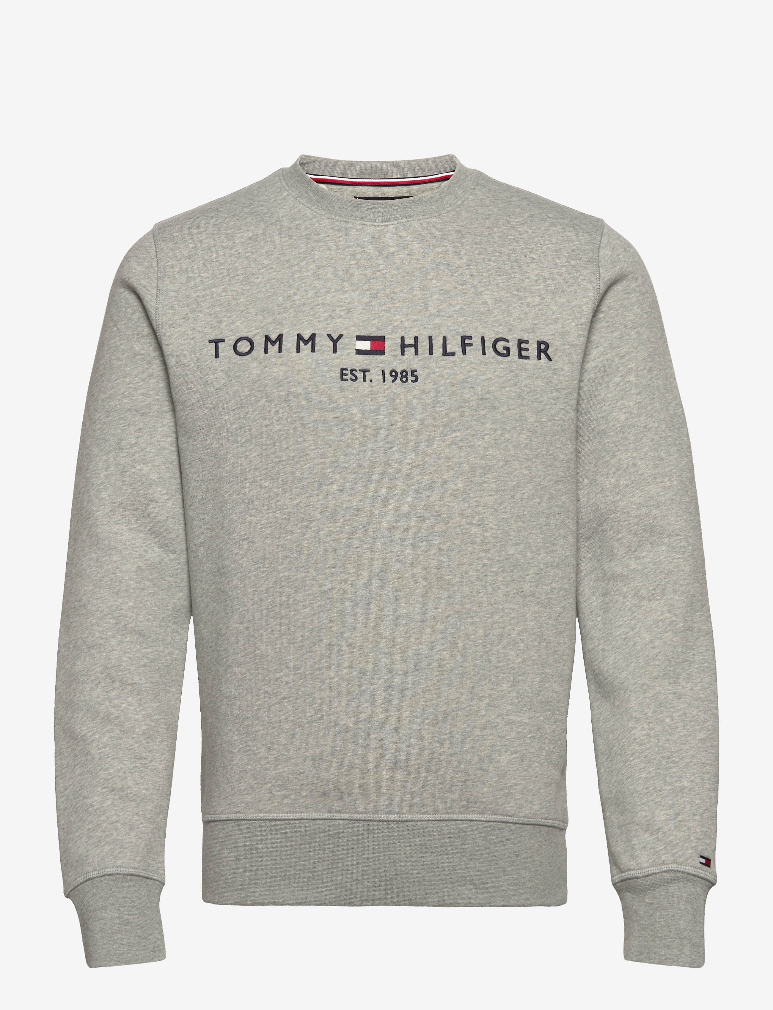 Tommy Hilfiger - TOMMY LOGO SWEATSHIRT - urlaubsfavoriten - light grey heather - 1