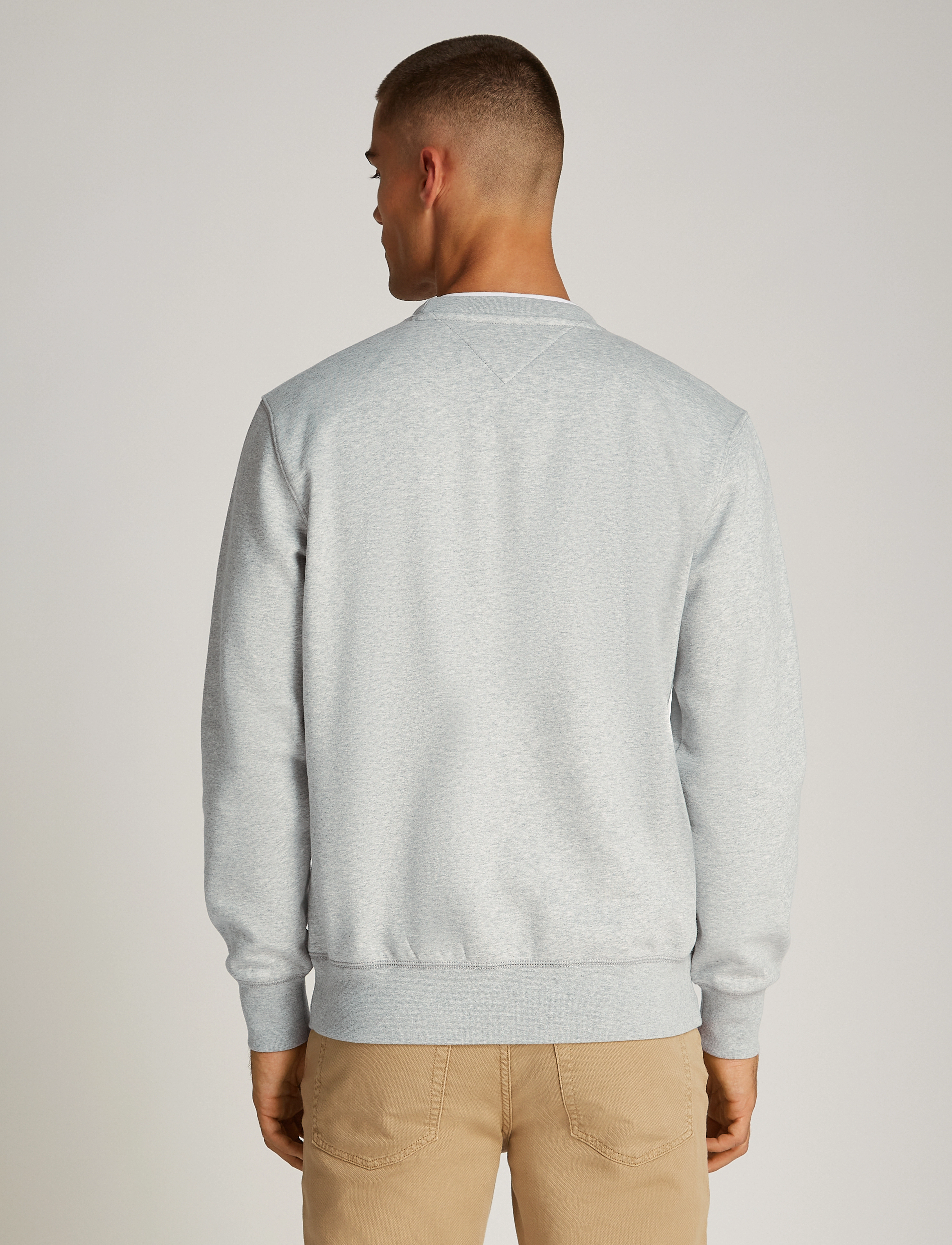 Tommy Hilfiger - TOMMY LOGO SWEATSHIRT - urlaubsfavoriten - light grey heather - 3