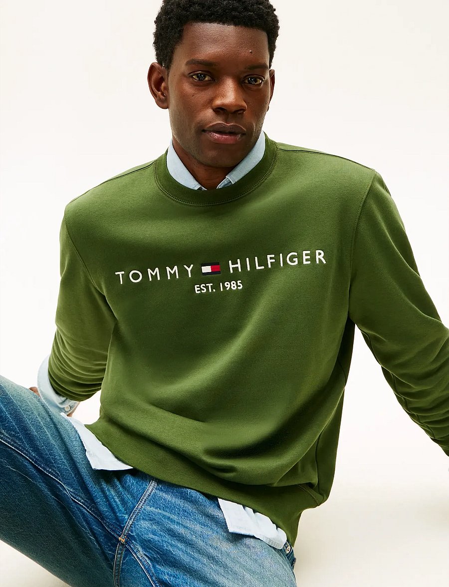 Tommy Hilfiger - TOMMY LOGO SWEATSHIRT - shop efter anledning - mountain pine - 4