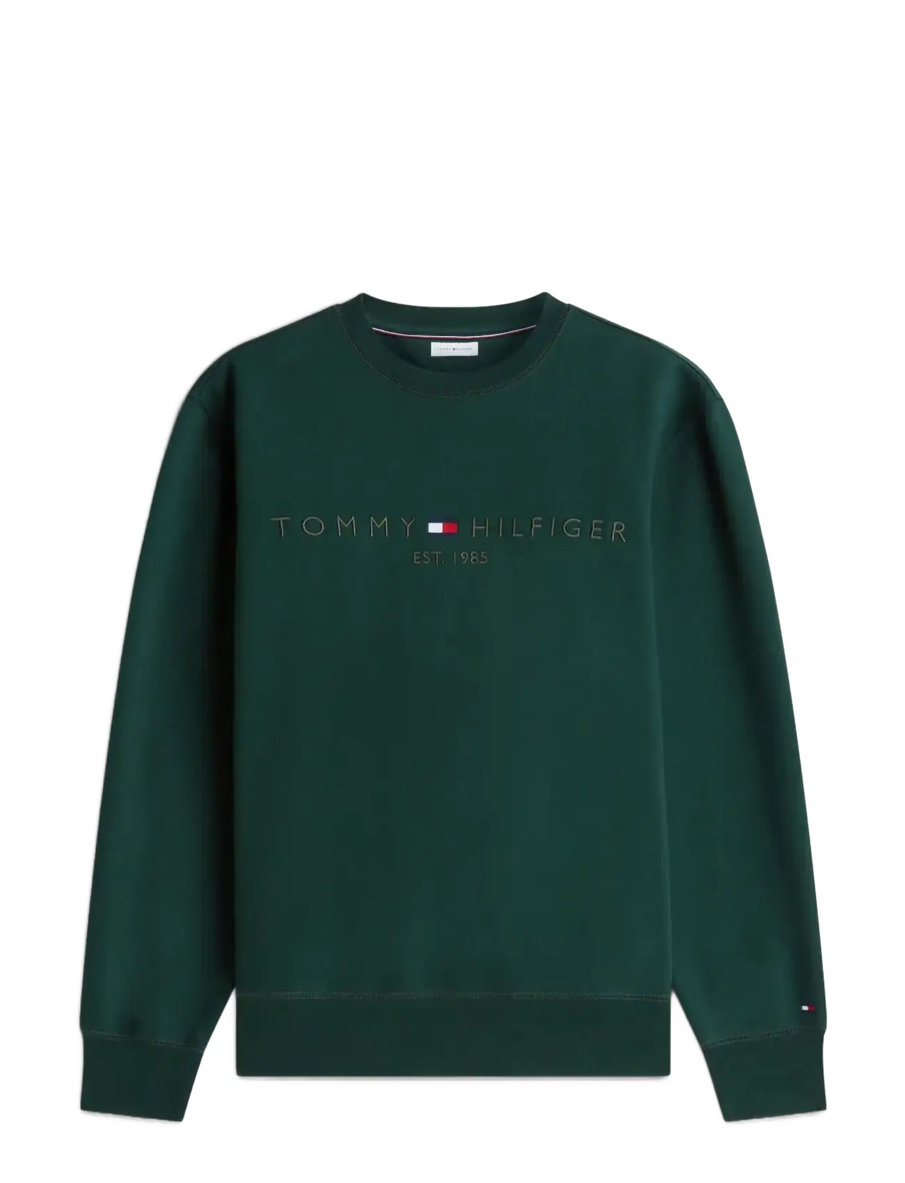 Tommy Hilfiger - TOMMY LOGO SWEATSHIRT - sweatshirts - nocturnal green  tonal - 1