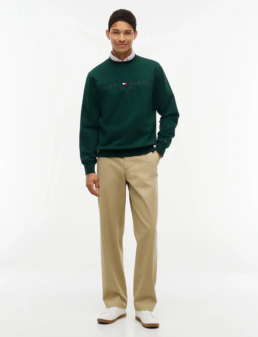 Tommy Hilfiger - TOMMY LOGO SWEATSHIRT - sweatshirts - nocturnal green tonal - 4