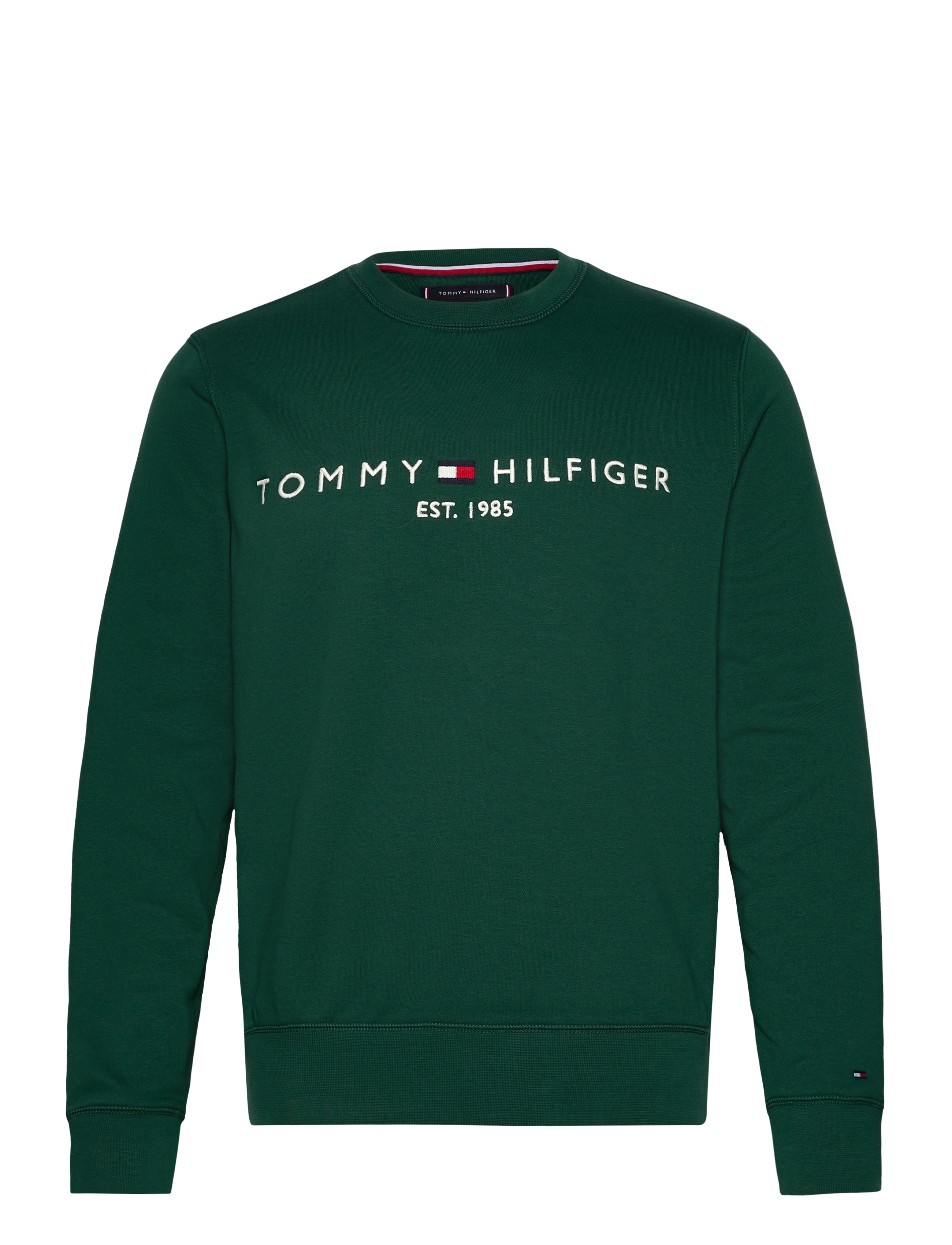 TOMMY HILFIGER Tommy Logo Sweatshirt Grün - M - Herren