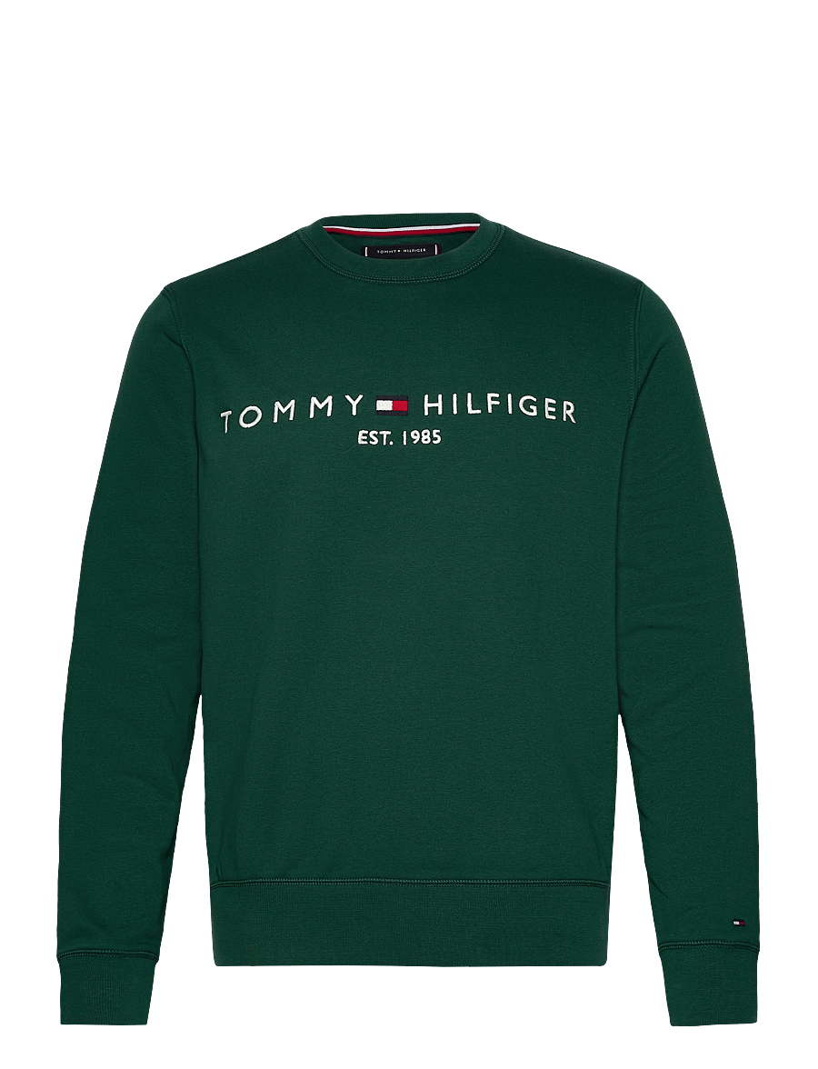Tommy Hilfiger - TOMMY LOGO SWEATSHIRT - sweats - ornamental green - 0
