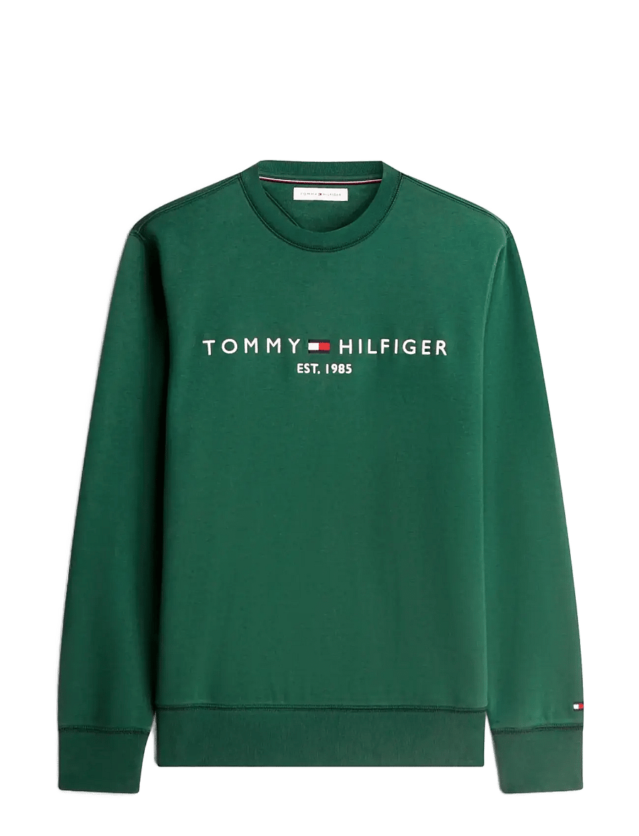 Tommy Hilfiger - TOMMY LOGO SWEATSHIRT - sweatshirts - street green - 1