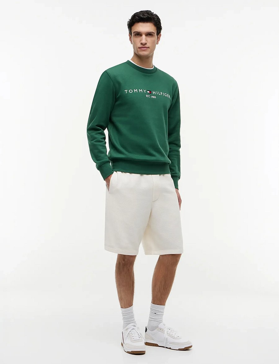 Tommy Hilfiger - TOMMY LOGO SWEATSHIRT - sweatshirts - street green - 4