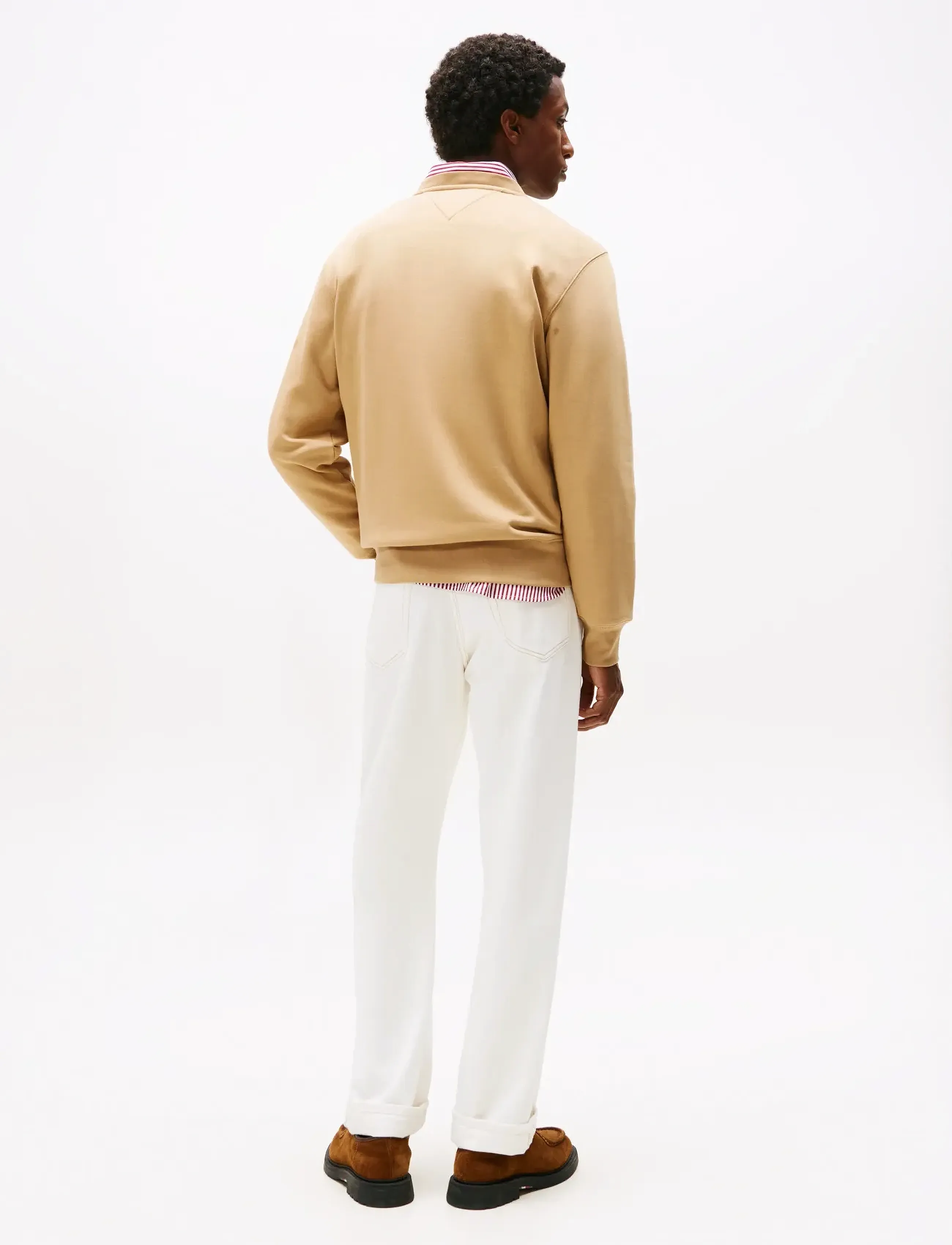 Tommy Hilfiger - TOMMY LOGO SWEATSHIRT - vacation essentials - timeless camel - 3