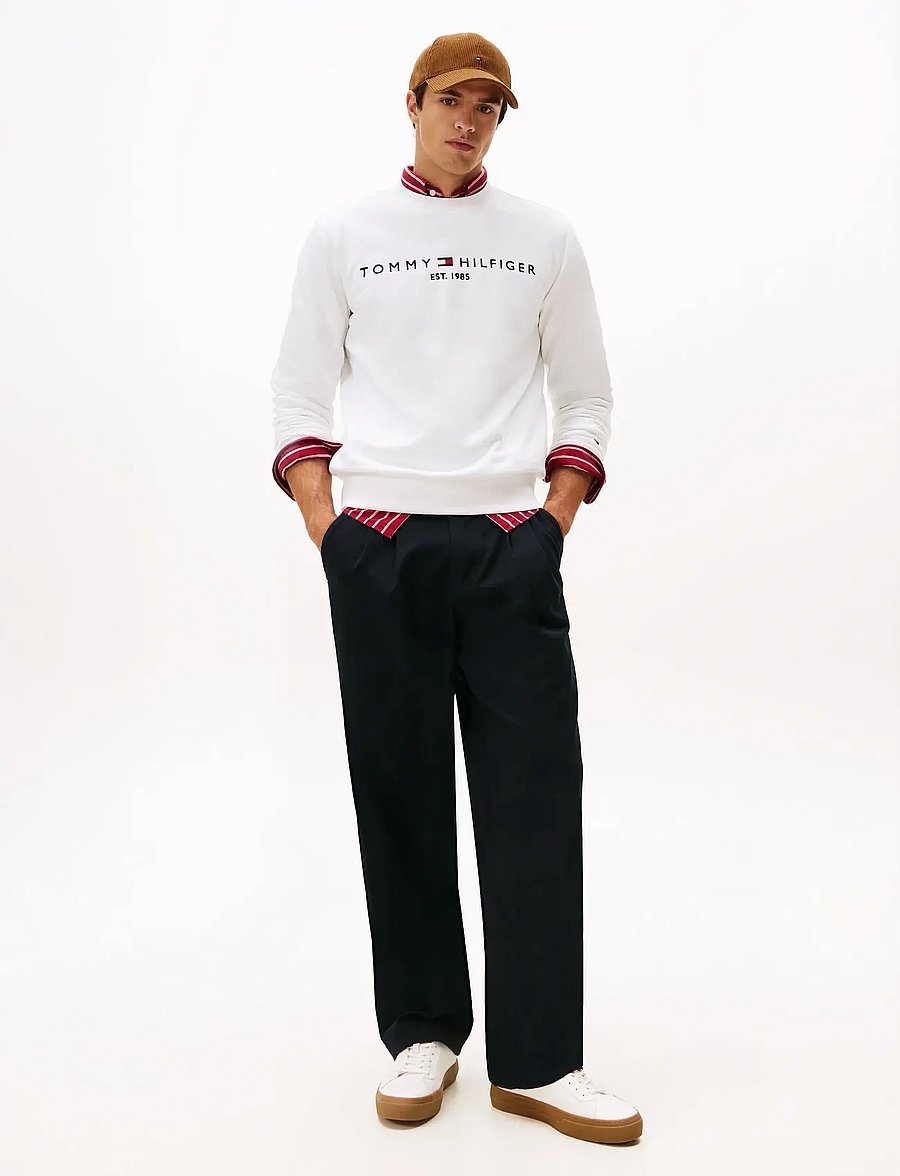 Tommy Hilfiger - TOMMY LOGO SWEATSHIRT - dressipluusid - white - 3