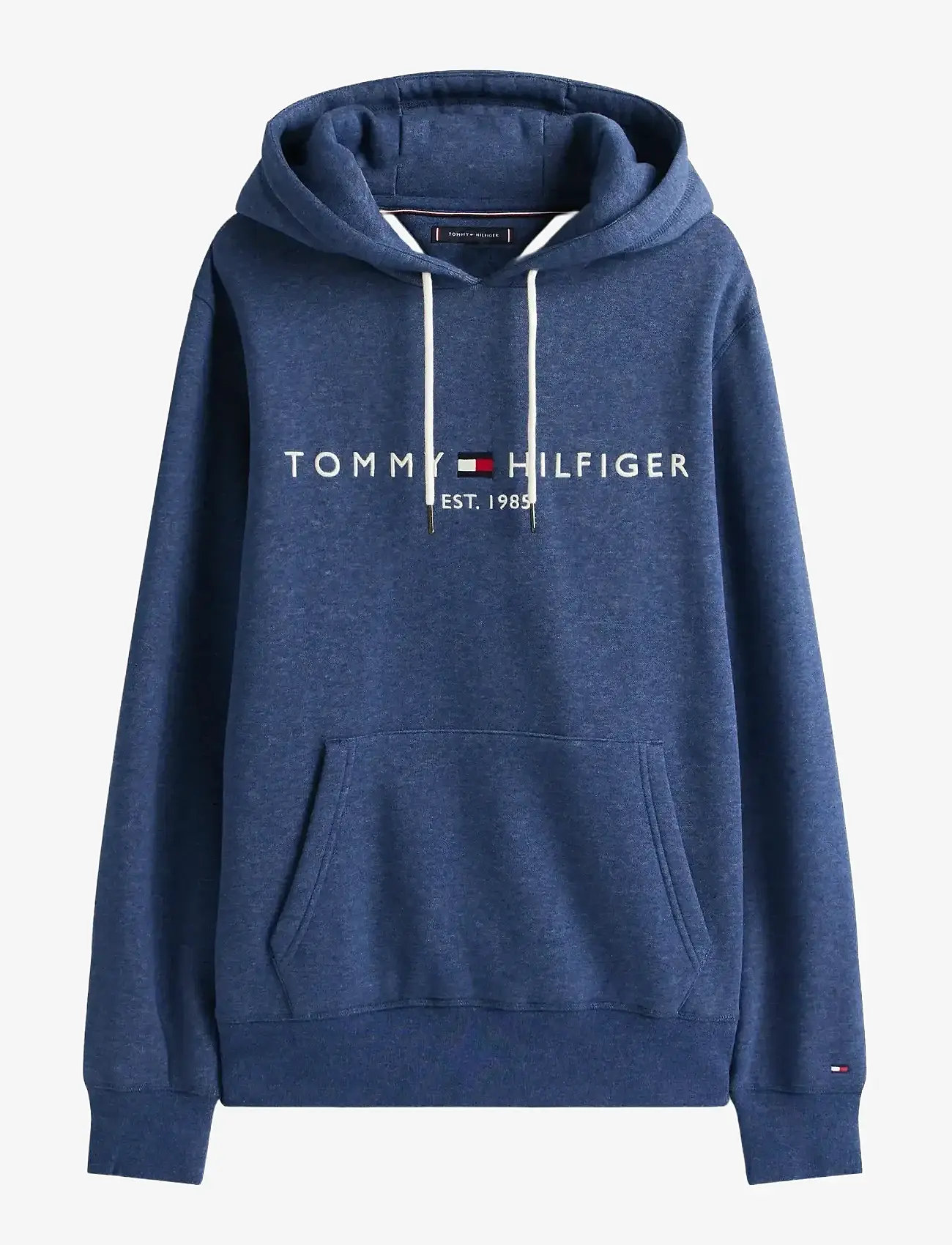 Tommy Hilfiger - TOMMY LOGO HOODY - hupparit - aegean sea heather - 1