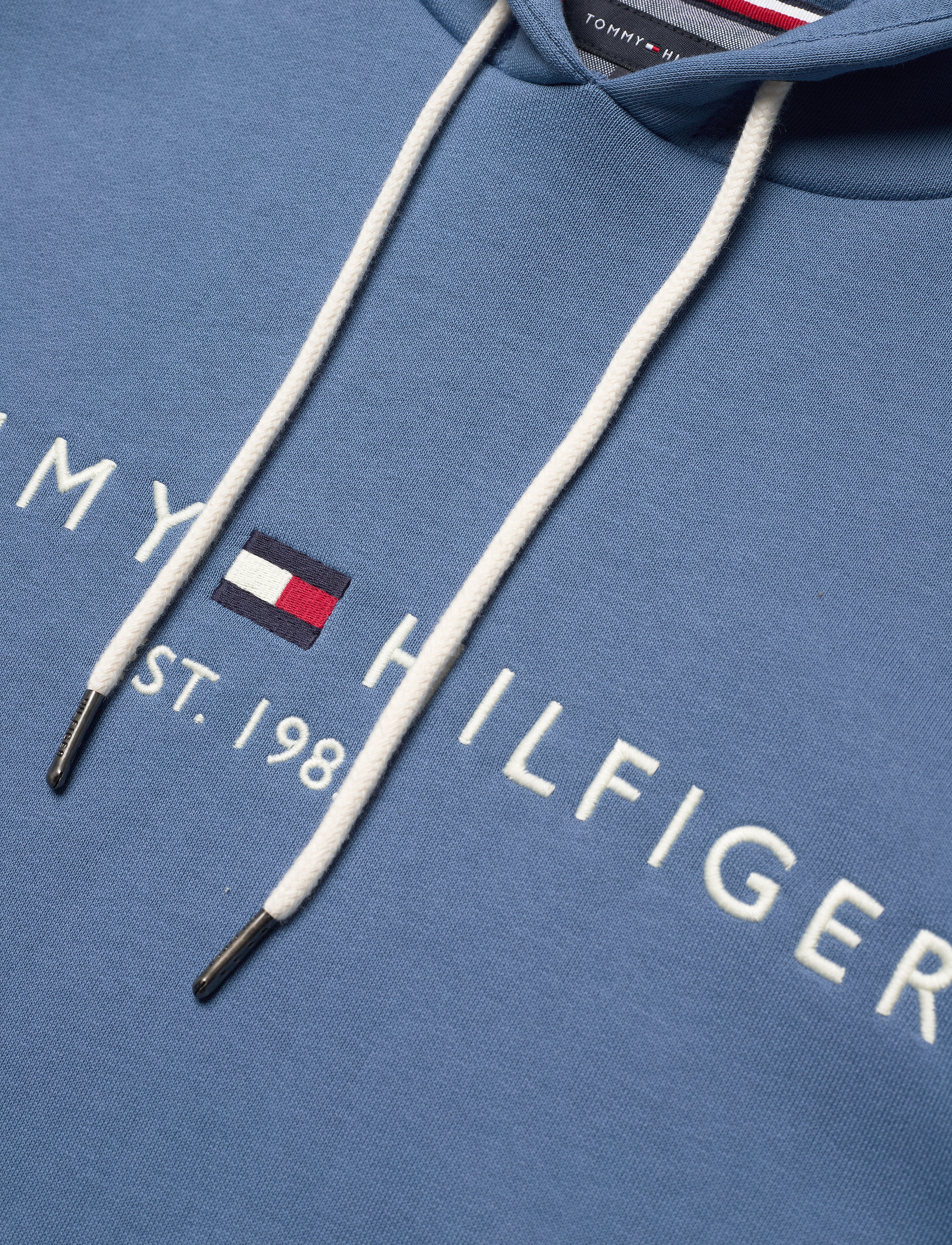 Tommy Hilfiger - TOMMY LOGO HOODY - sweatshirts - dusty indigo - 3